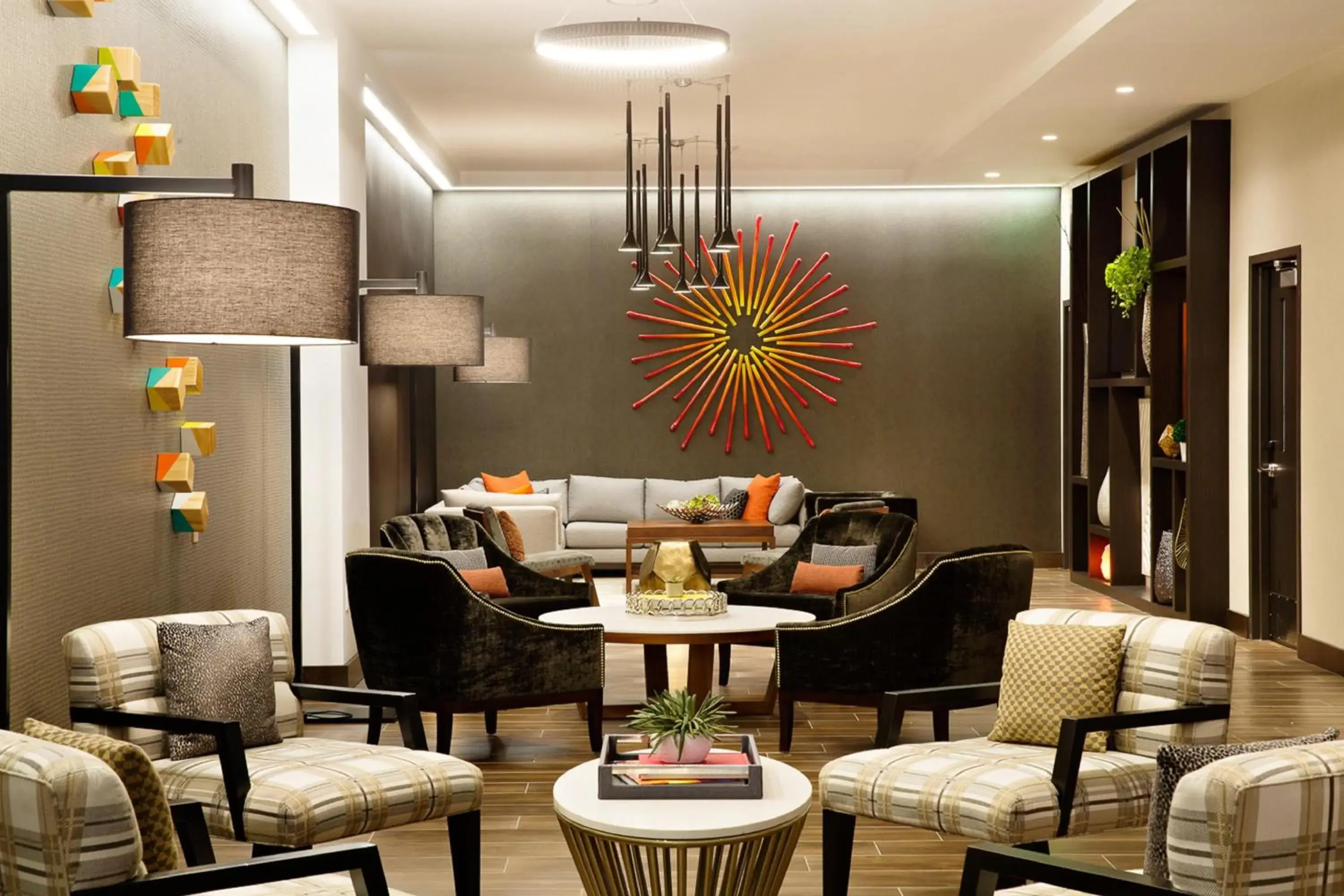 Lobby or reception in Hampton Inn & Suites Dallas Downtown Lobby or reception in Hampton Inn & Suites Dallas Downtown