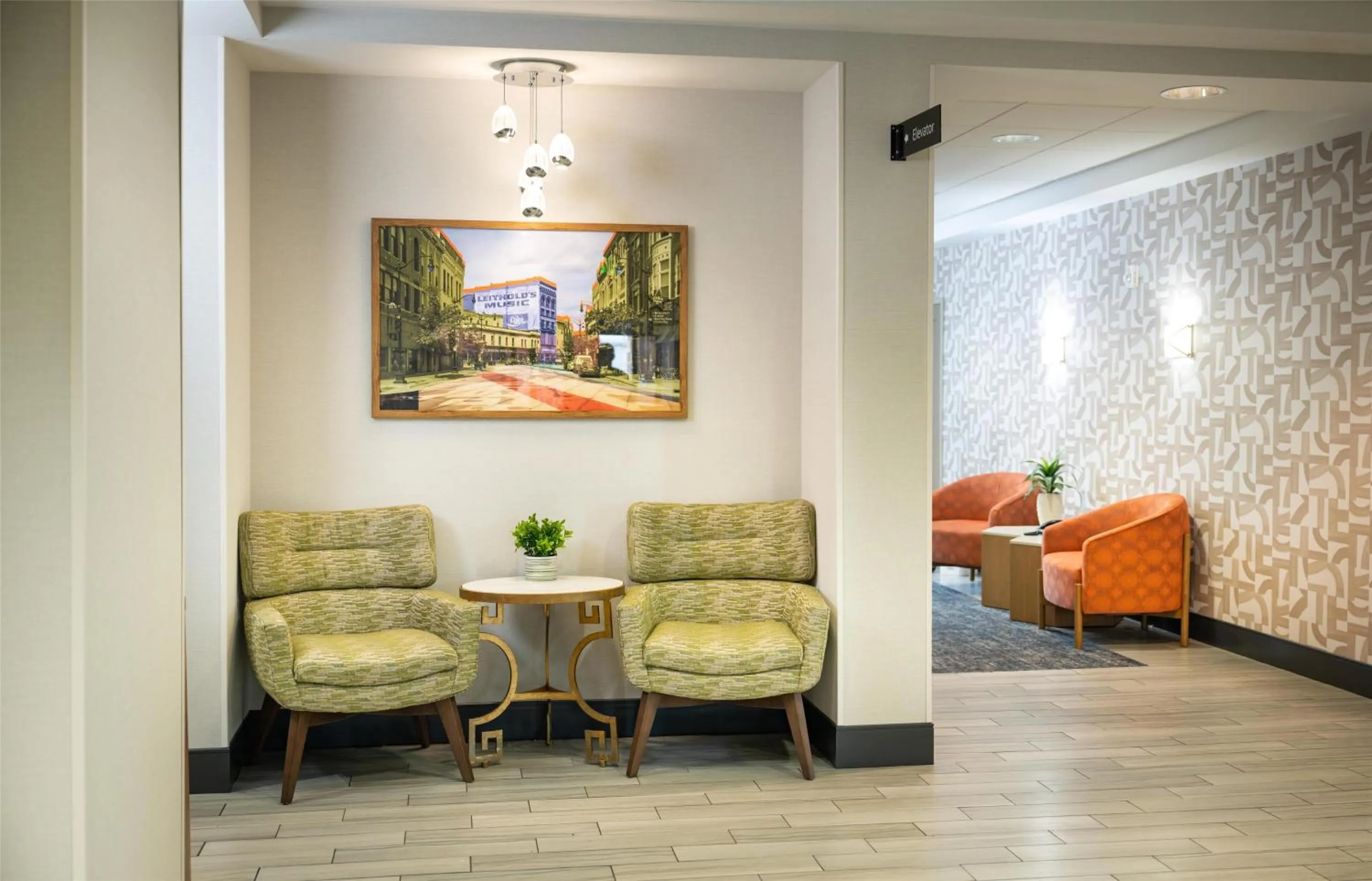 Lobby or reception in Hampton Inn and Suites La Crosse Downtown