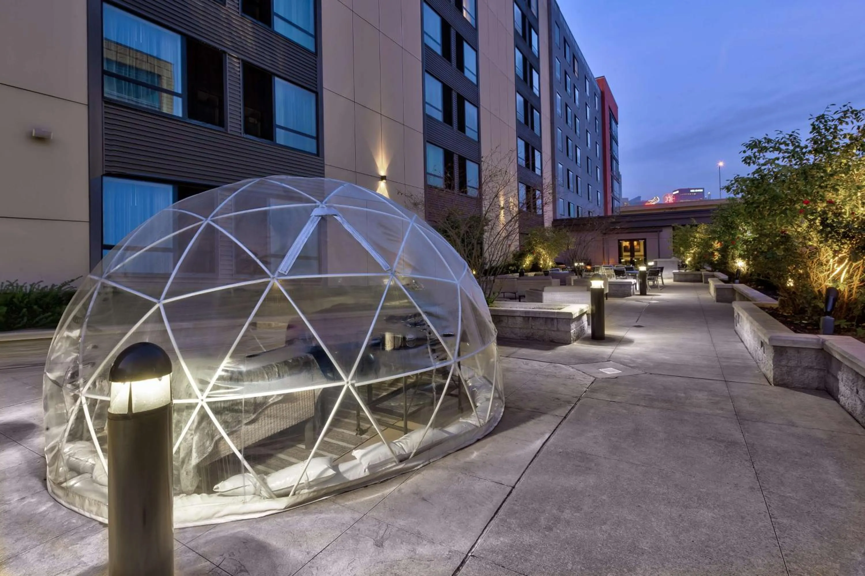 Patio in Homewood Suites by Hilton Pittsburgh Downtown