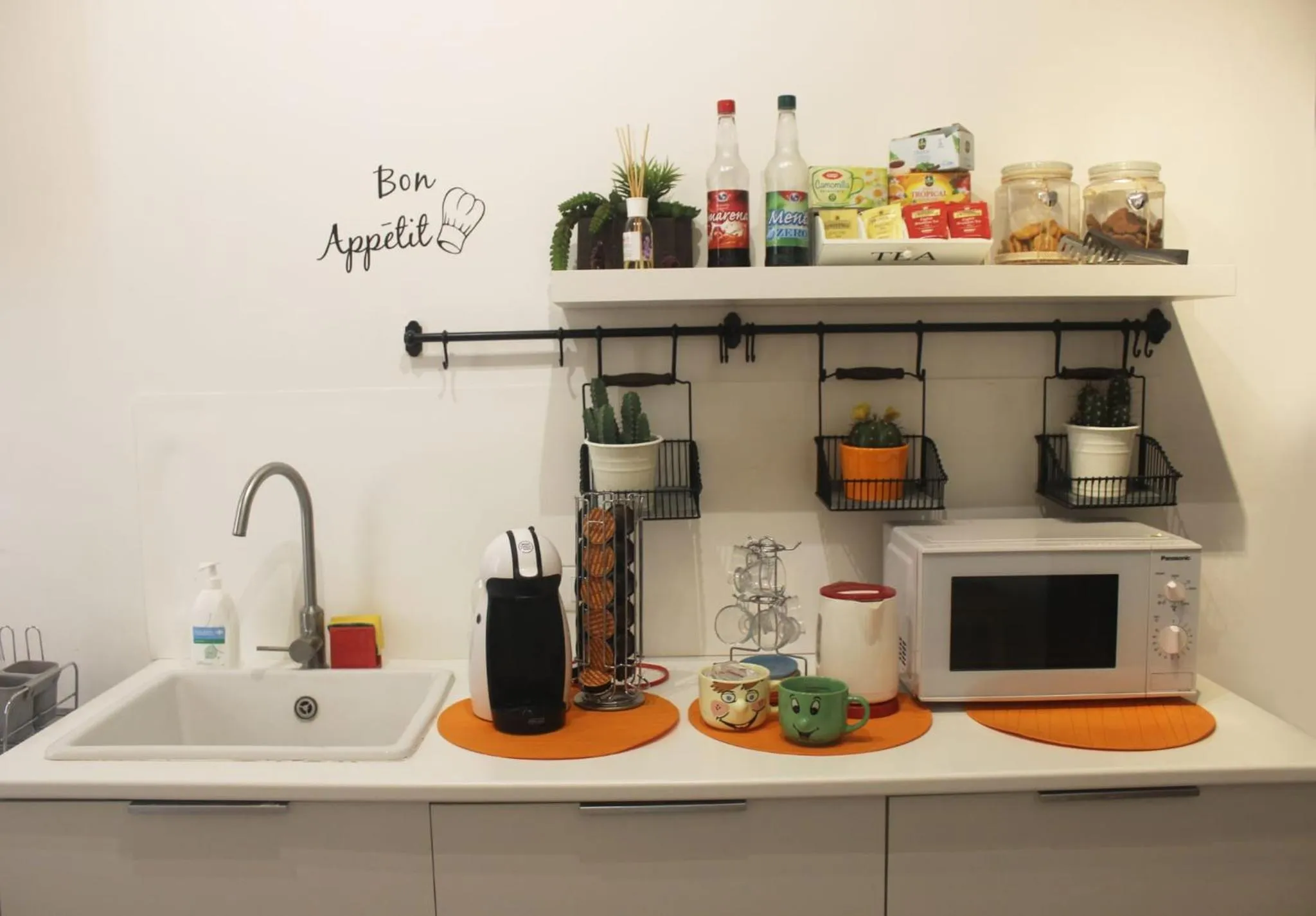 Coffee/tea facilities in B&B Isolatiberina