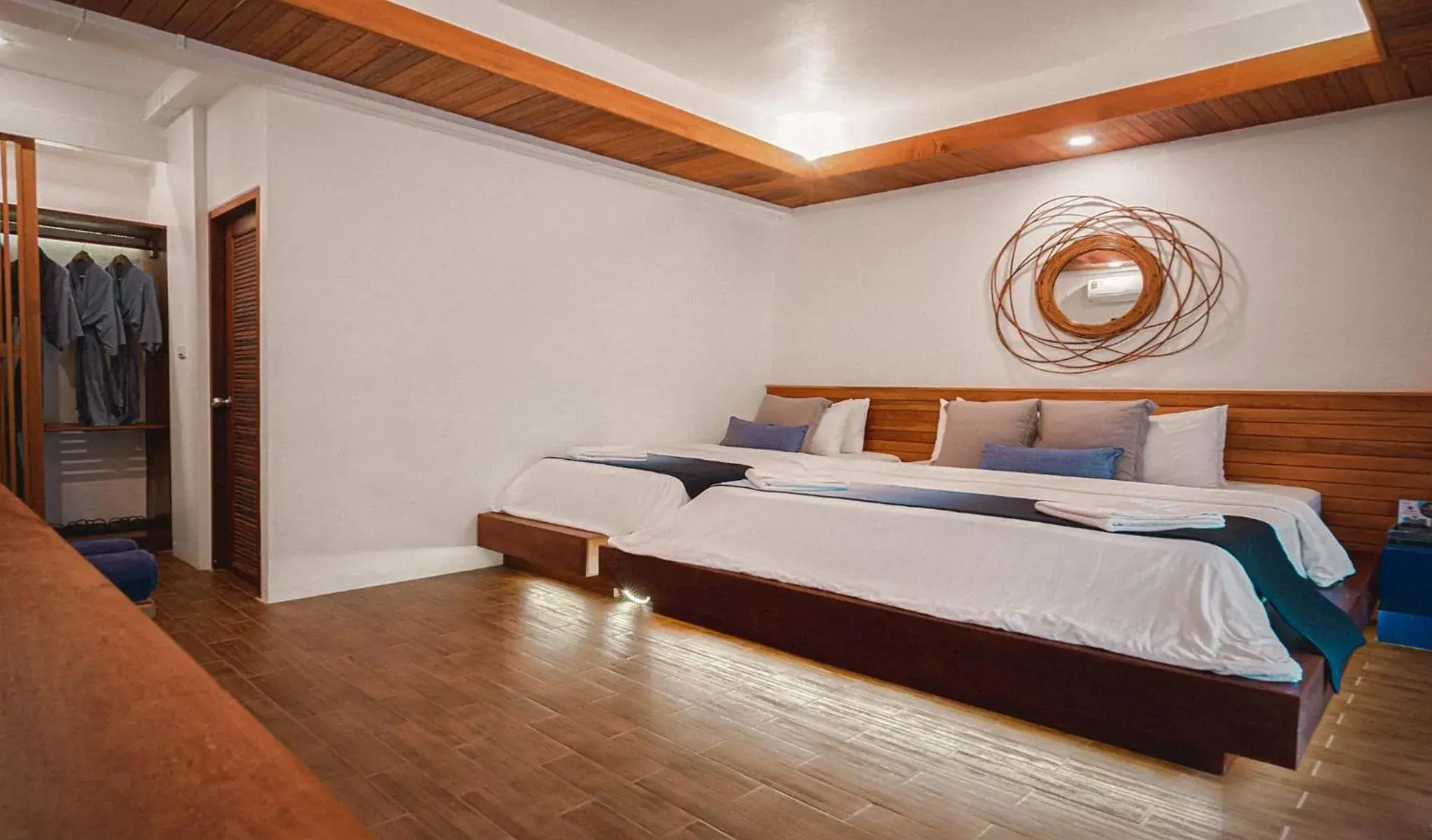 Bed in Sichon Cabana Beach Resort Bed in Sichon Cabana Beach Resort