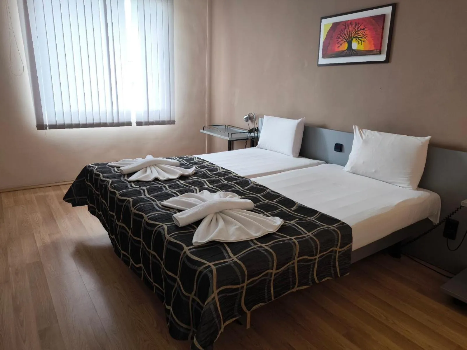 Photo of the whole room, Bed in ATM Hotel