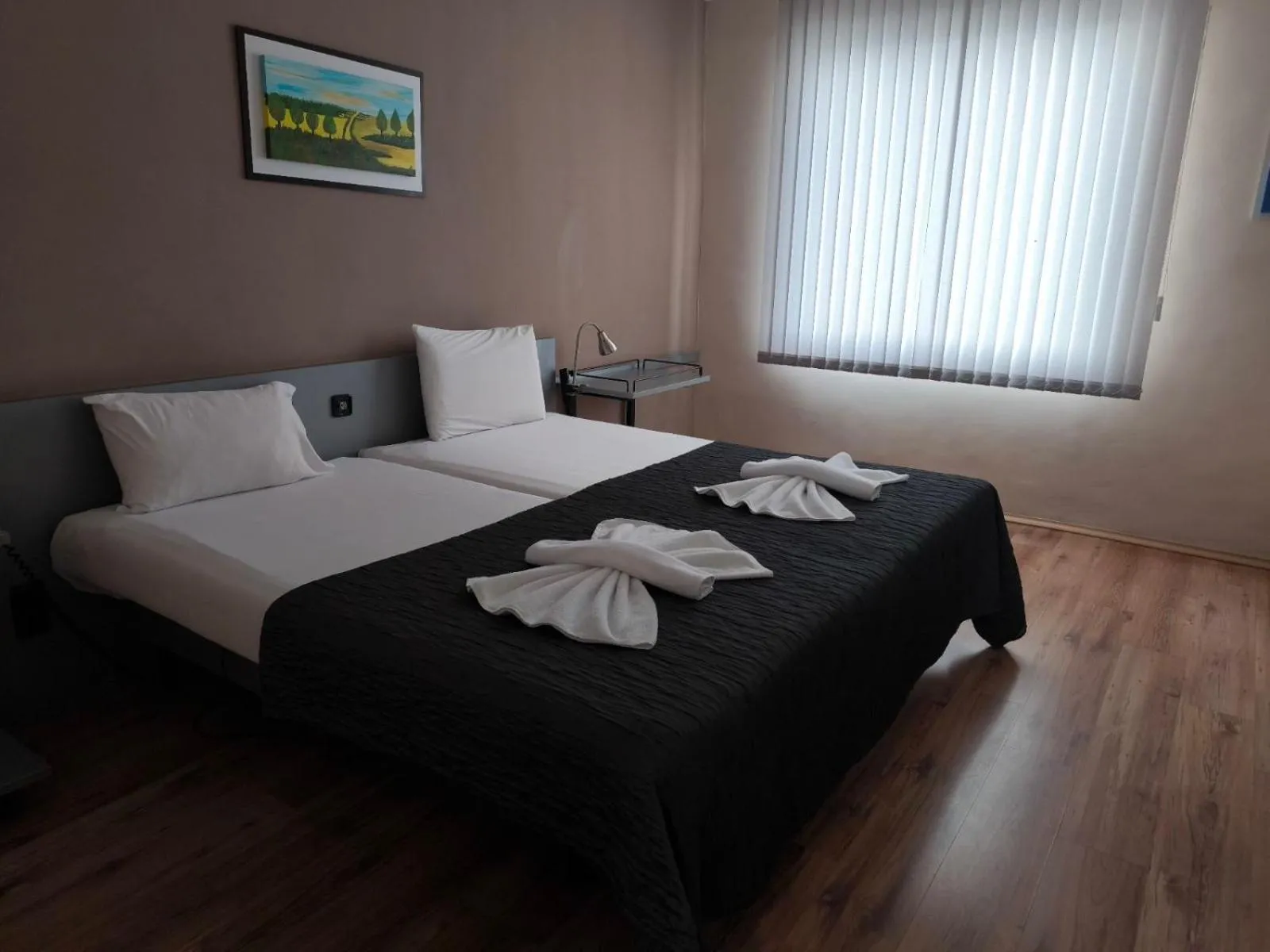 Photo of the whole room, Bed in ATM Hotel