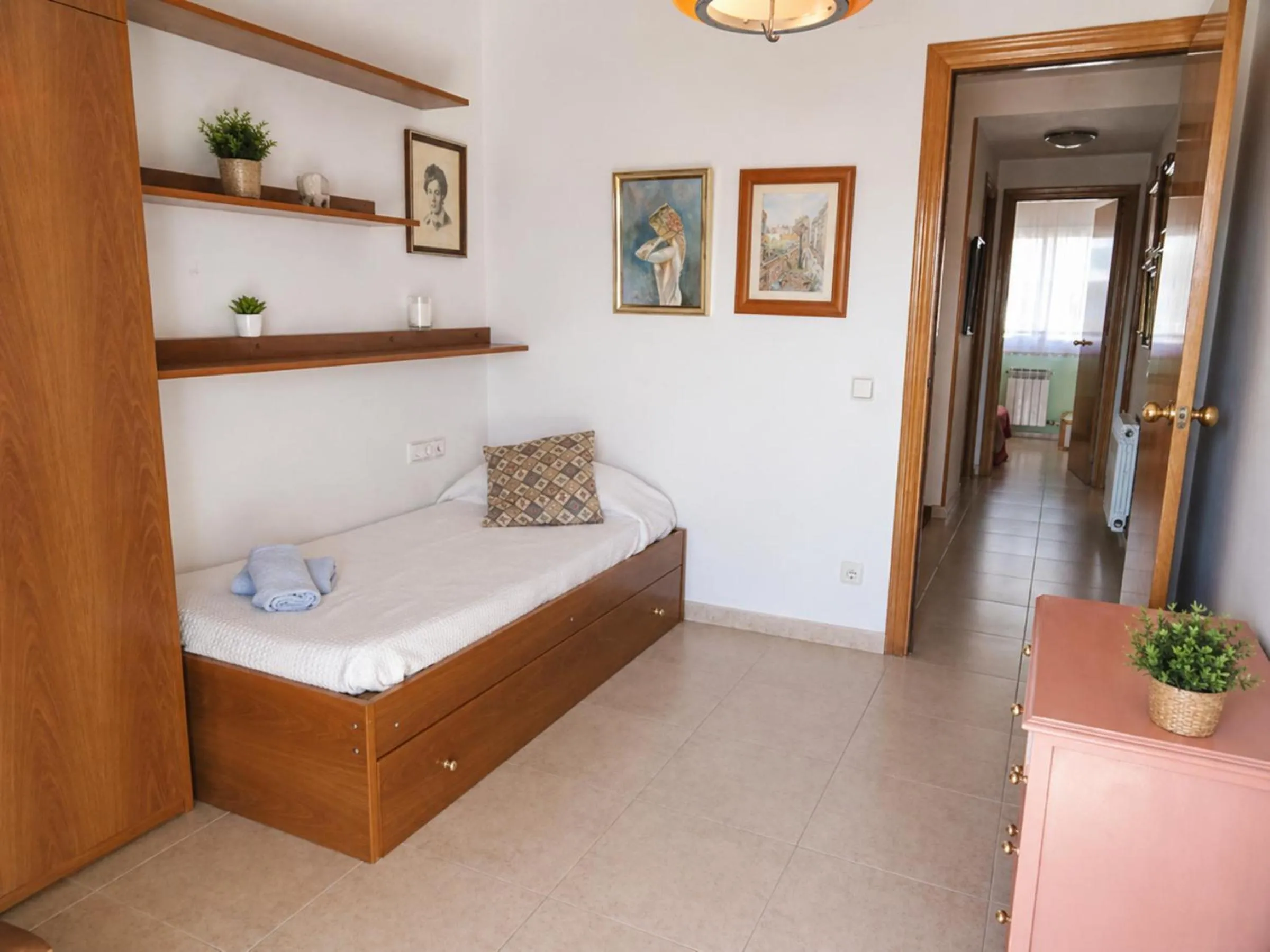 Bedroom, Bed in Atico Duplex Coral