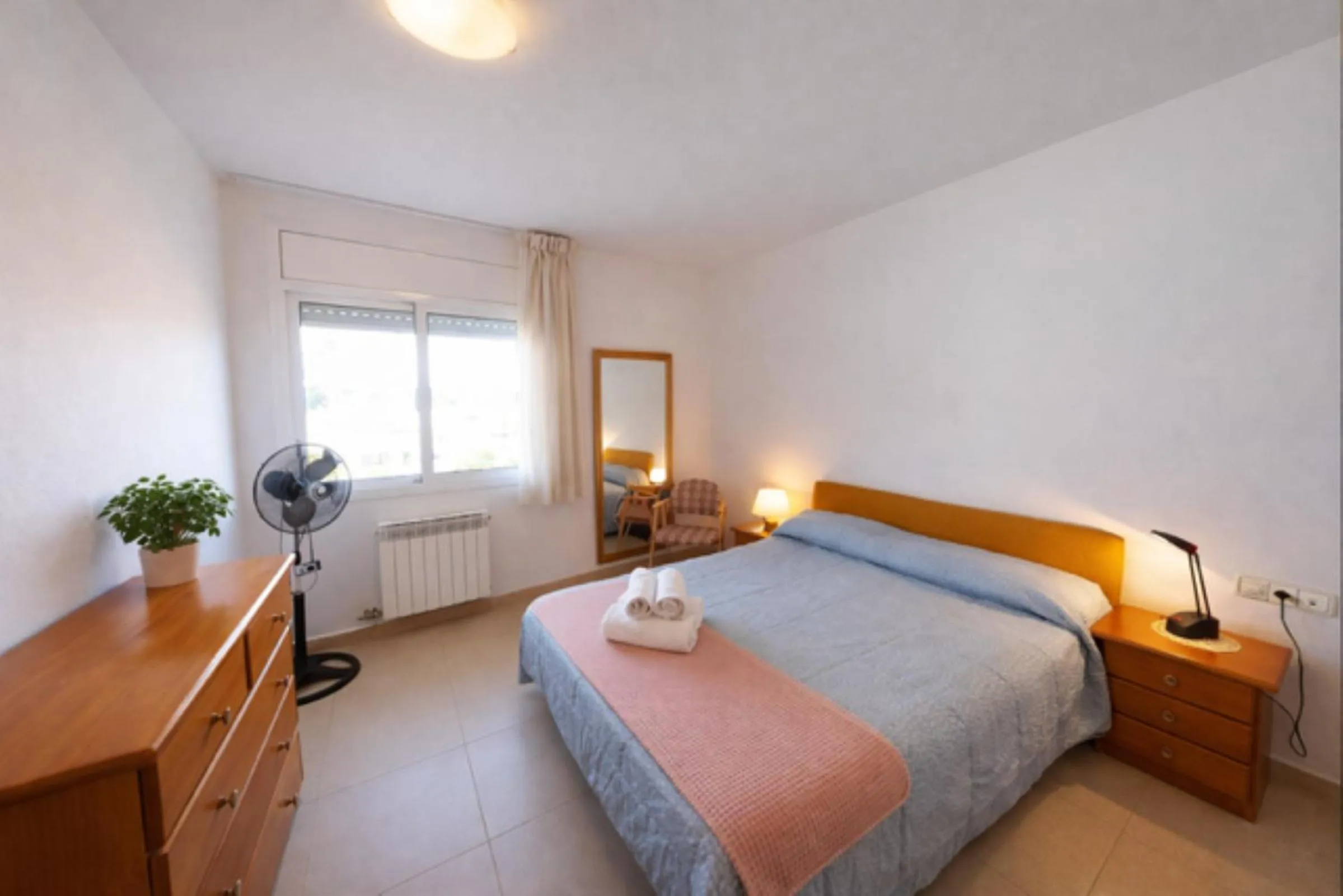 Bedroom, Bed in Atico Duplex Coral