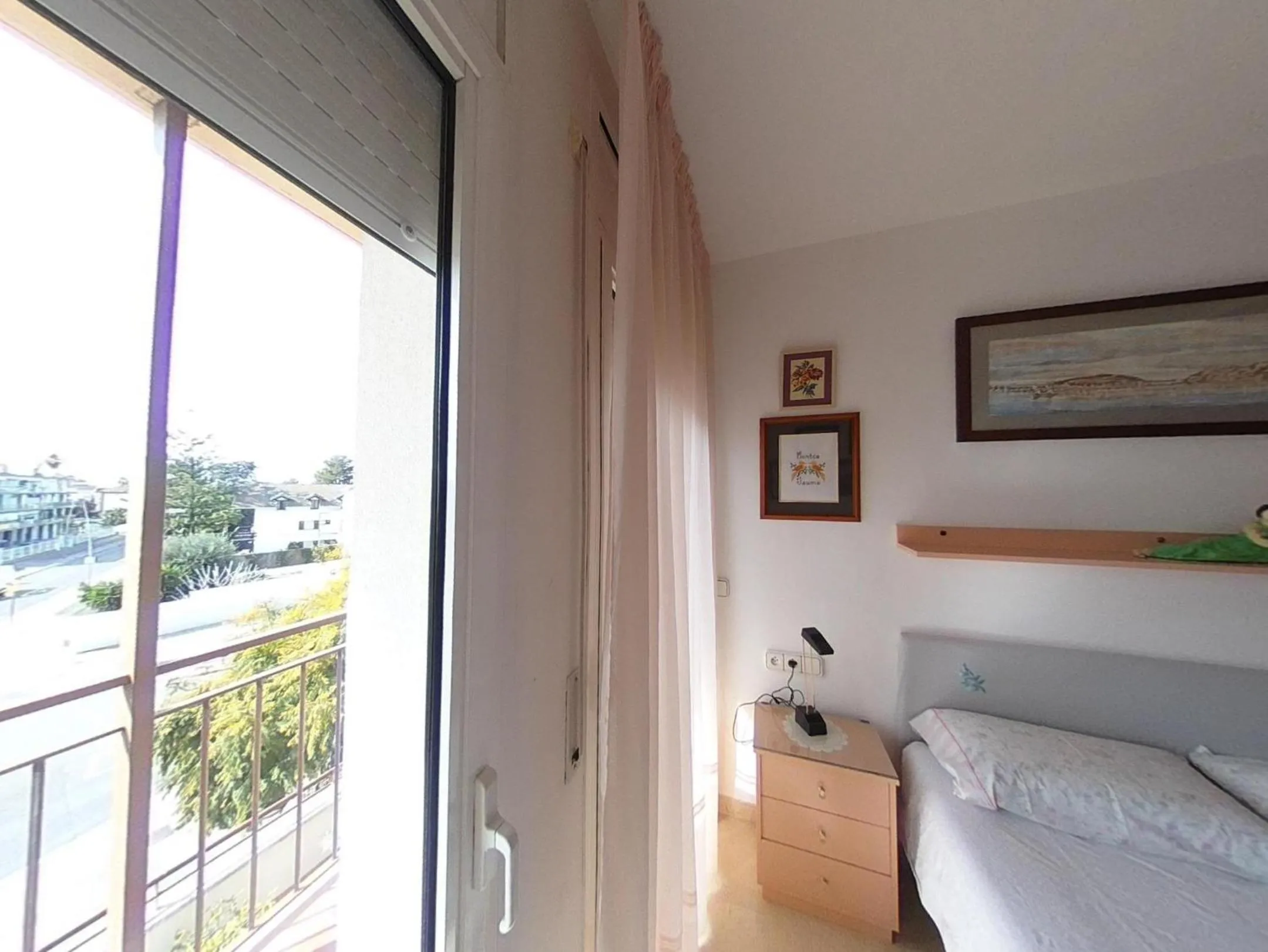 Bedroom, Bed in Atico Duplex Coral