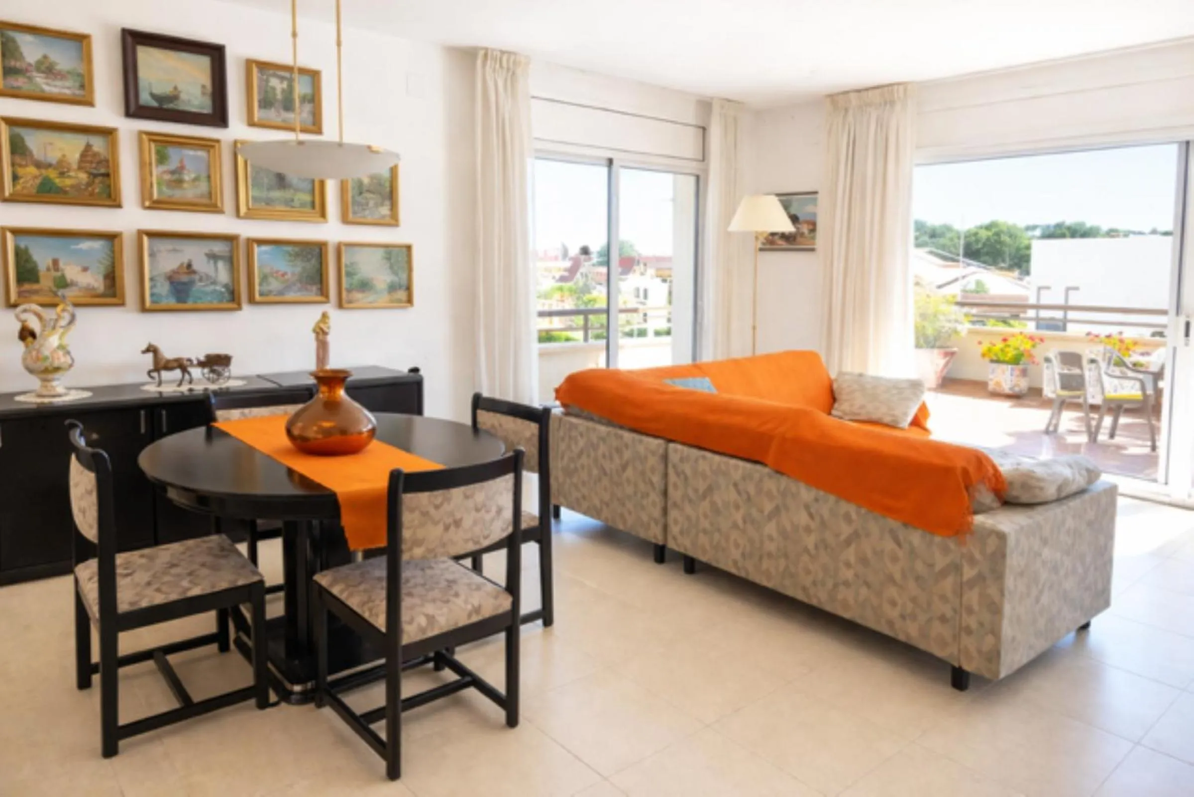 Living room in Atico Duplex Coral
