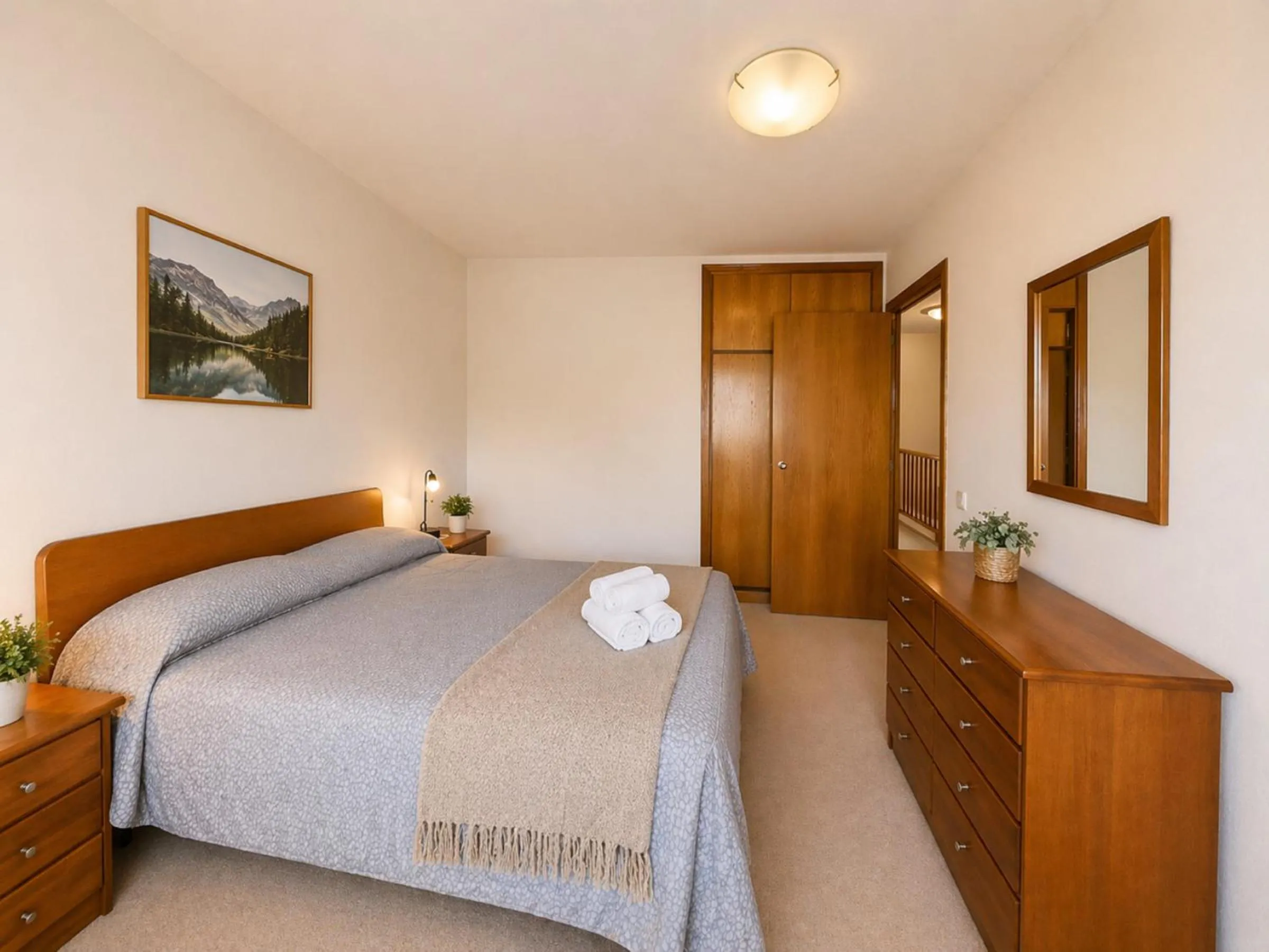 Bedroom, Bed in Atico Duplex Coral