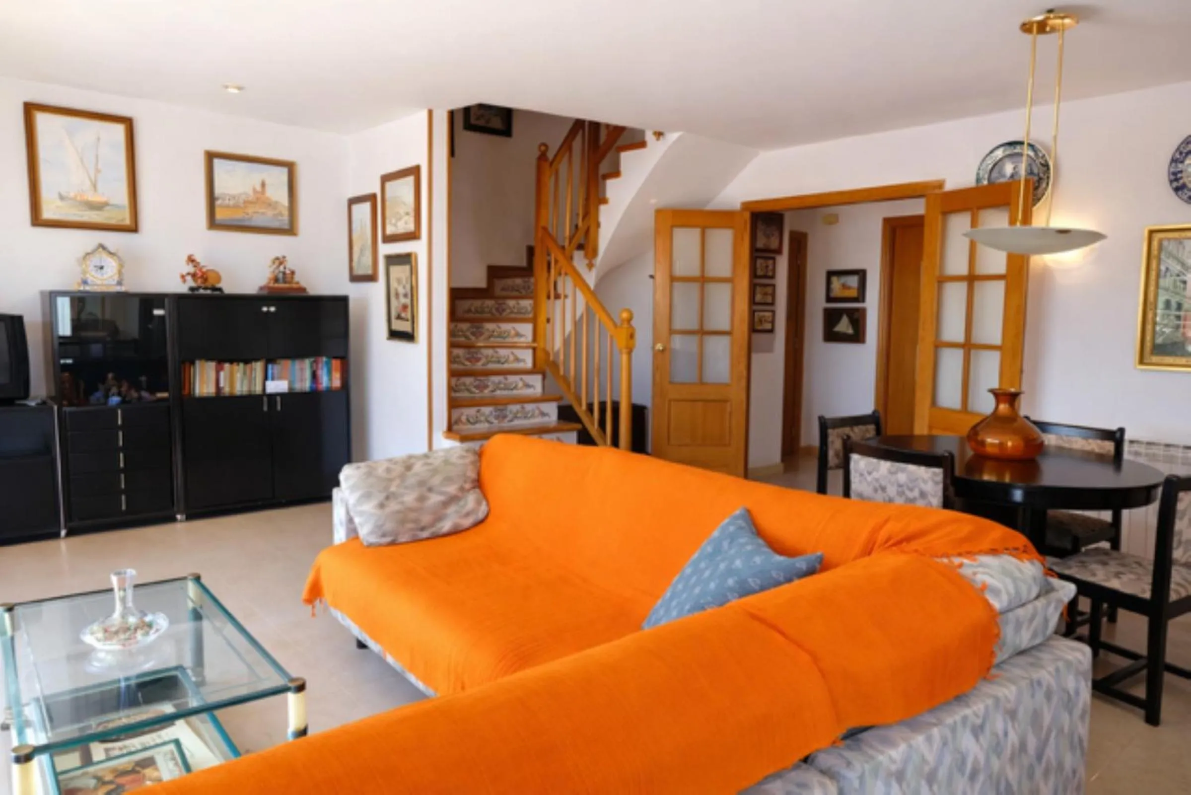 Living room in Atico Duplex Coral