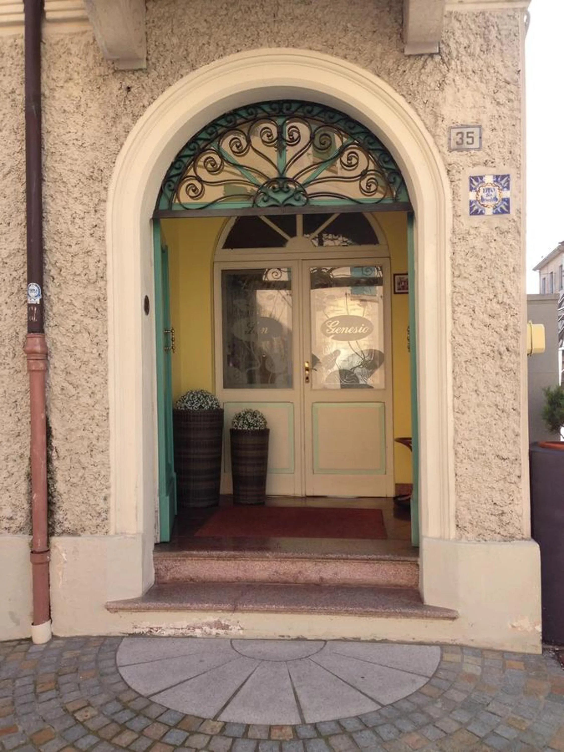 Facade/entrance in Hotel San Genesio