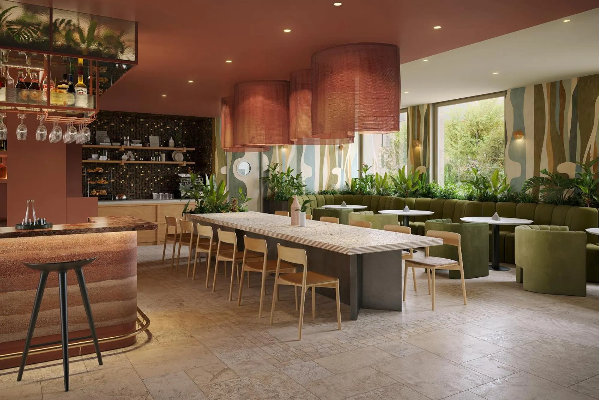 Restaurant/places to eat in Hotel Schani City