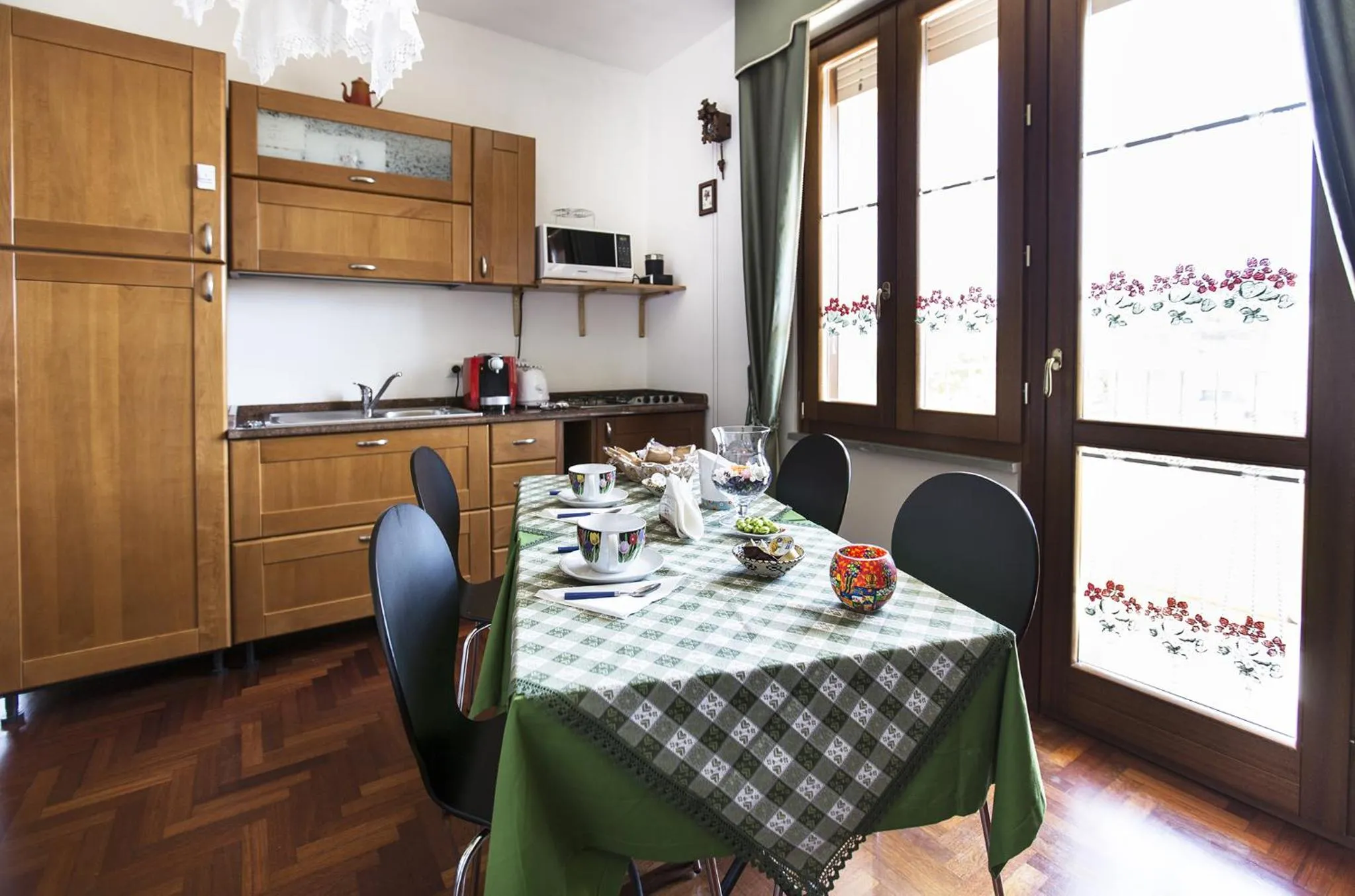 Communal kitchen in Sa Mariposa