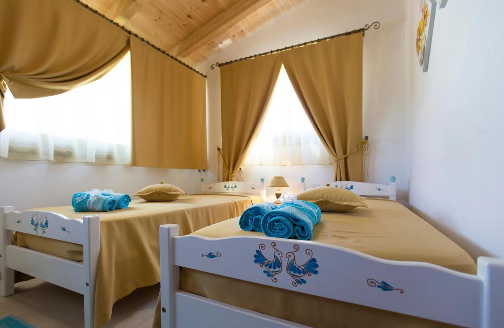 Decorative detail, Bed in Sa Mariposa