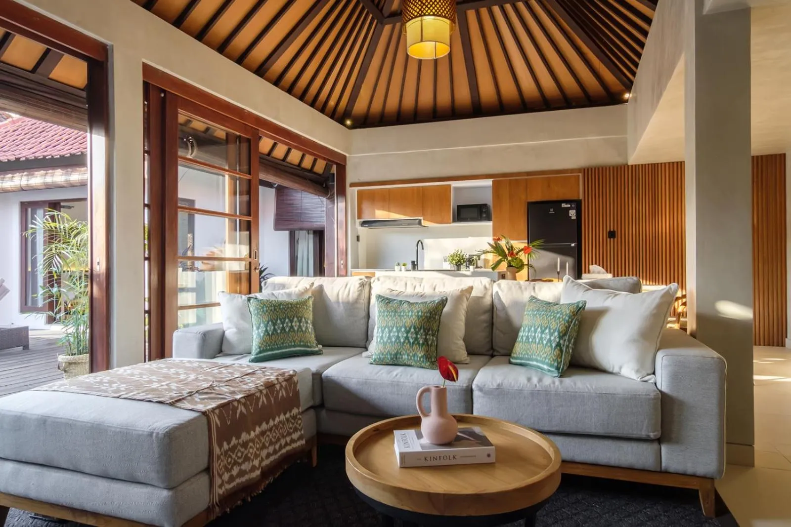 Seating area, Bed in Madeira Casa Canggu, Bali