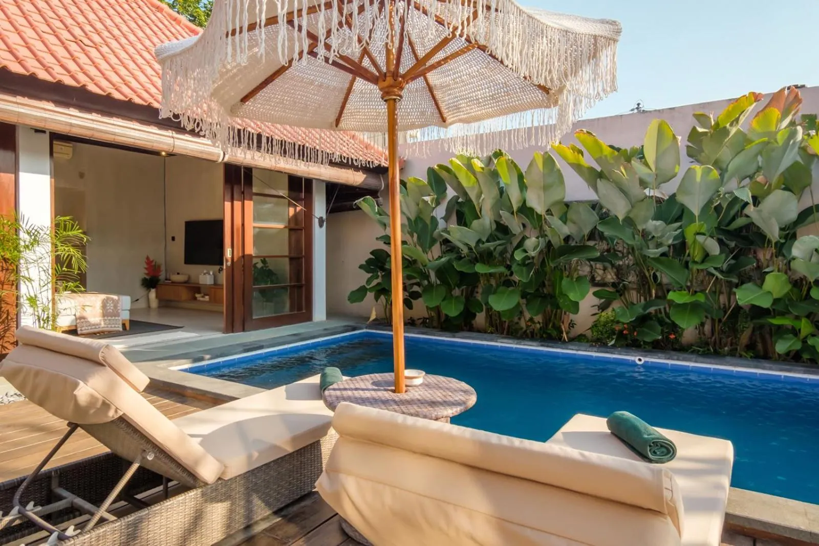 Swimming pool in Madeira Casa Canggu, Bali