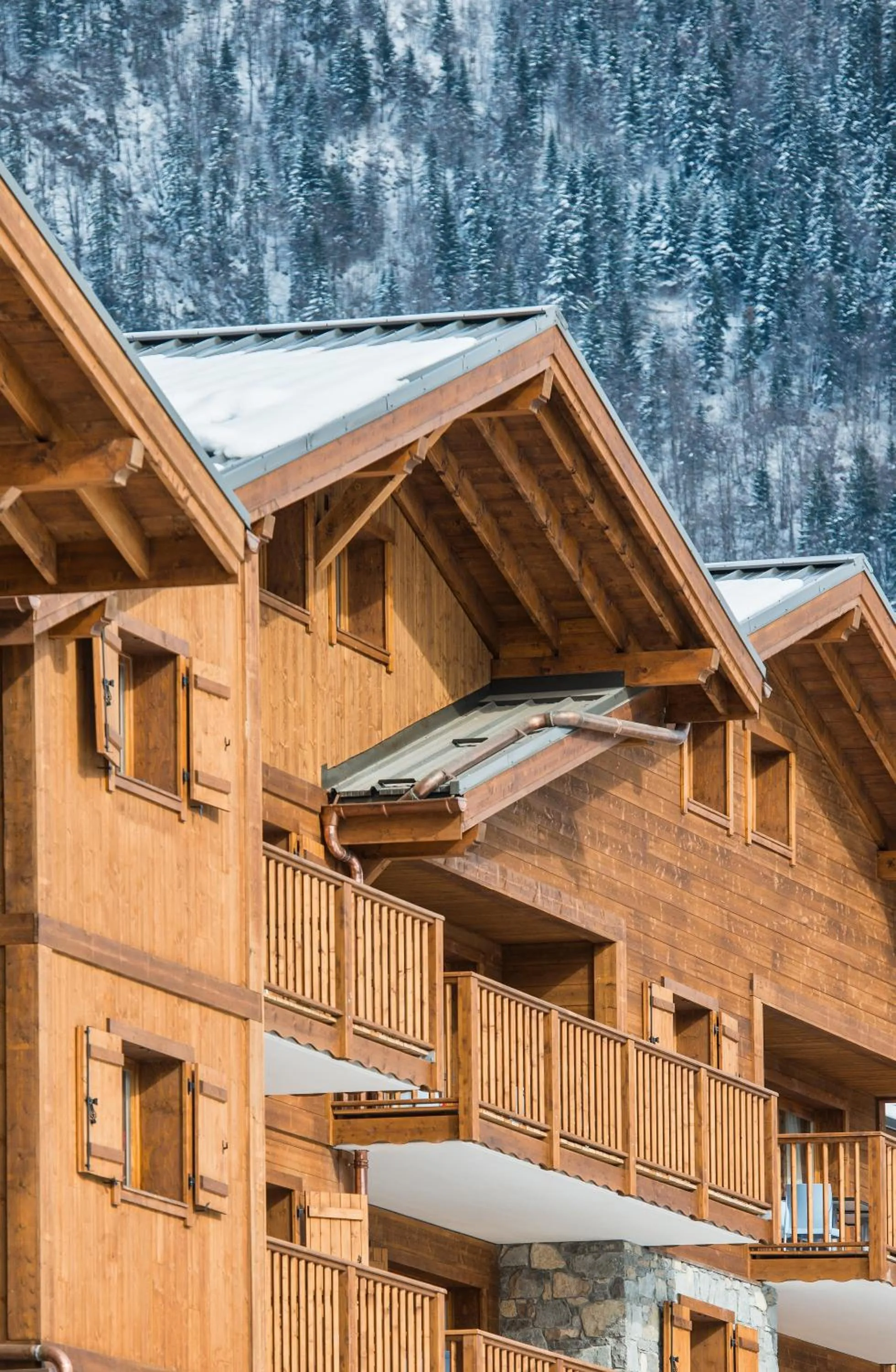 Property building in CGH Résidence Boutique Les Chalets De Laÿssia