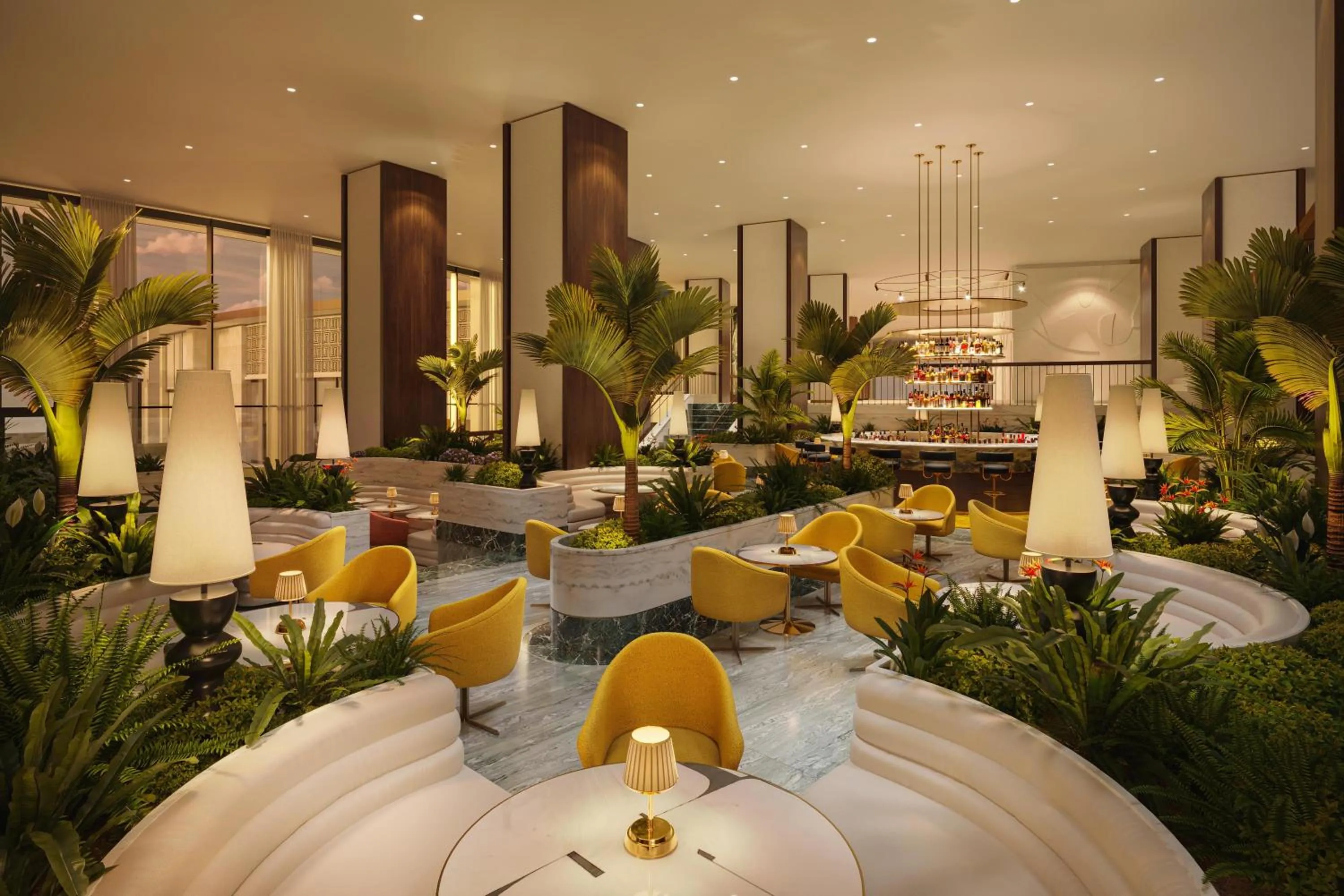 Lounge or bar in Conrad Athens The Ilisian