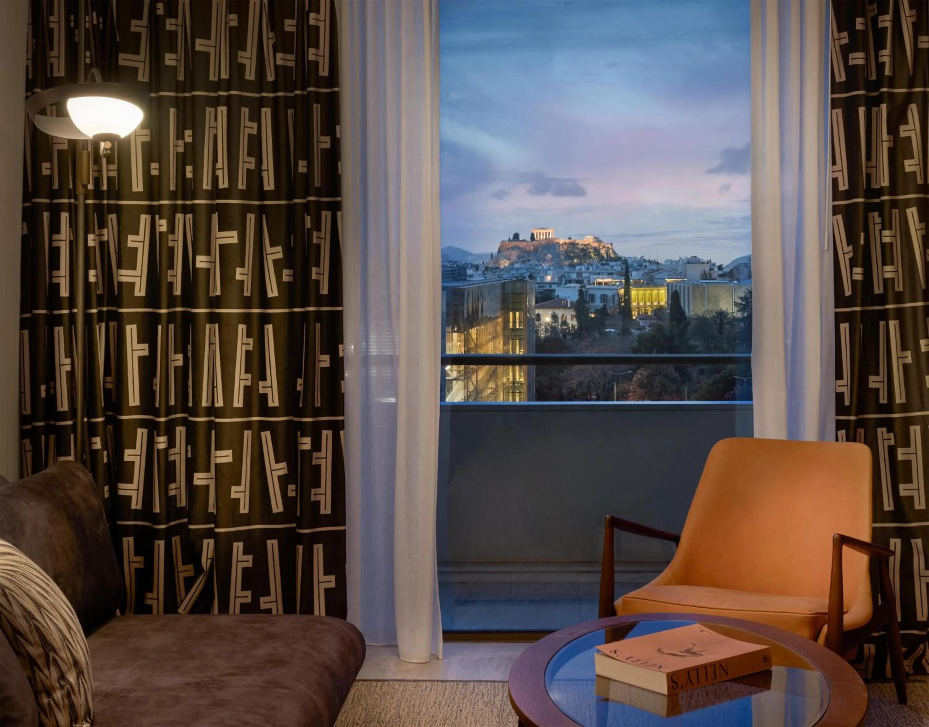 Living room in Conrad Athens The Ilisian