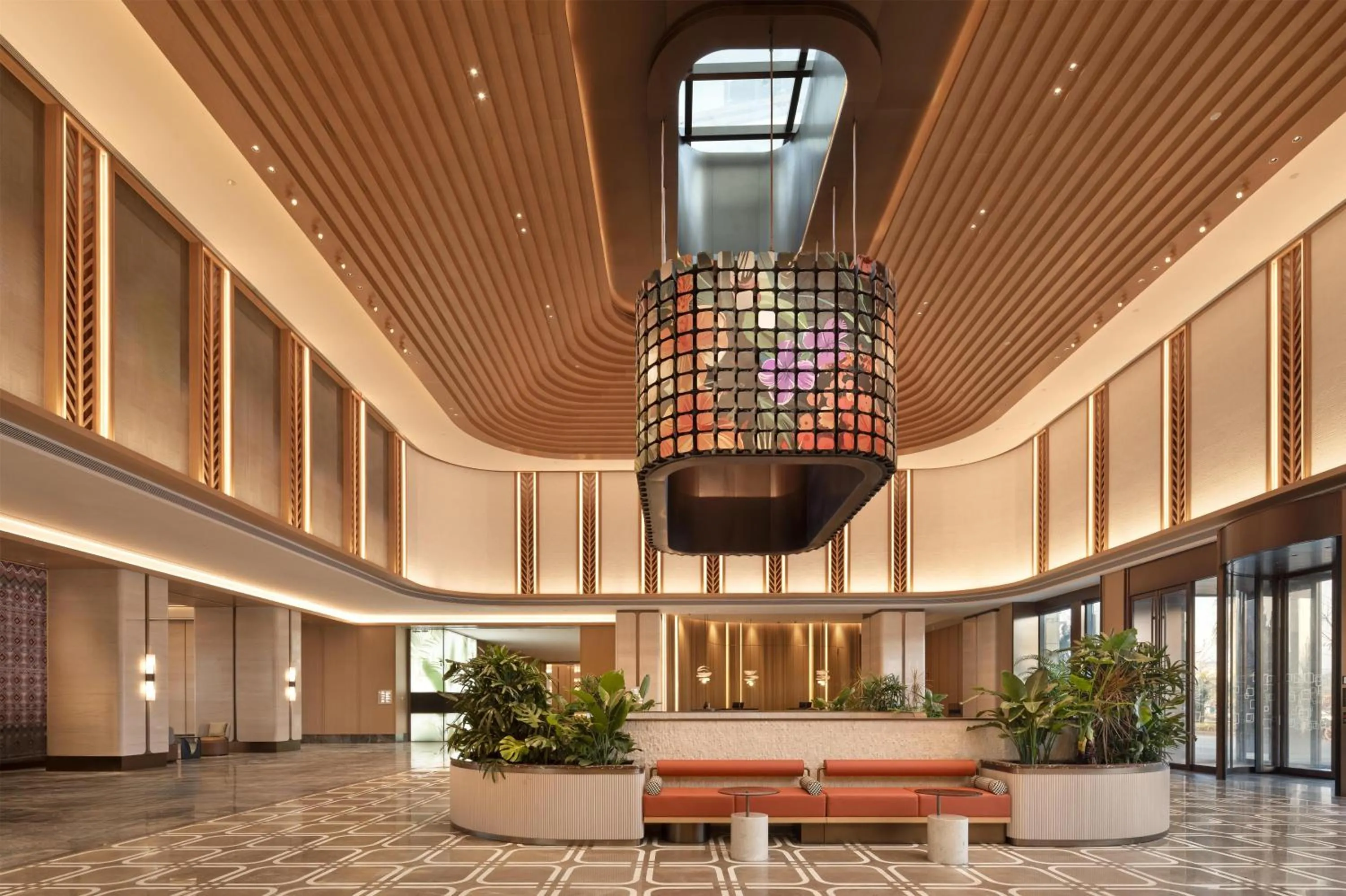 Lobby or reception in Hilton Garden Inn Xishuangbanna Gasa Airport