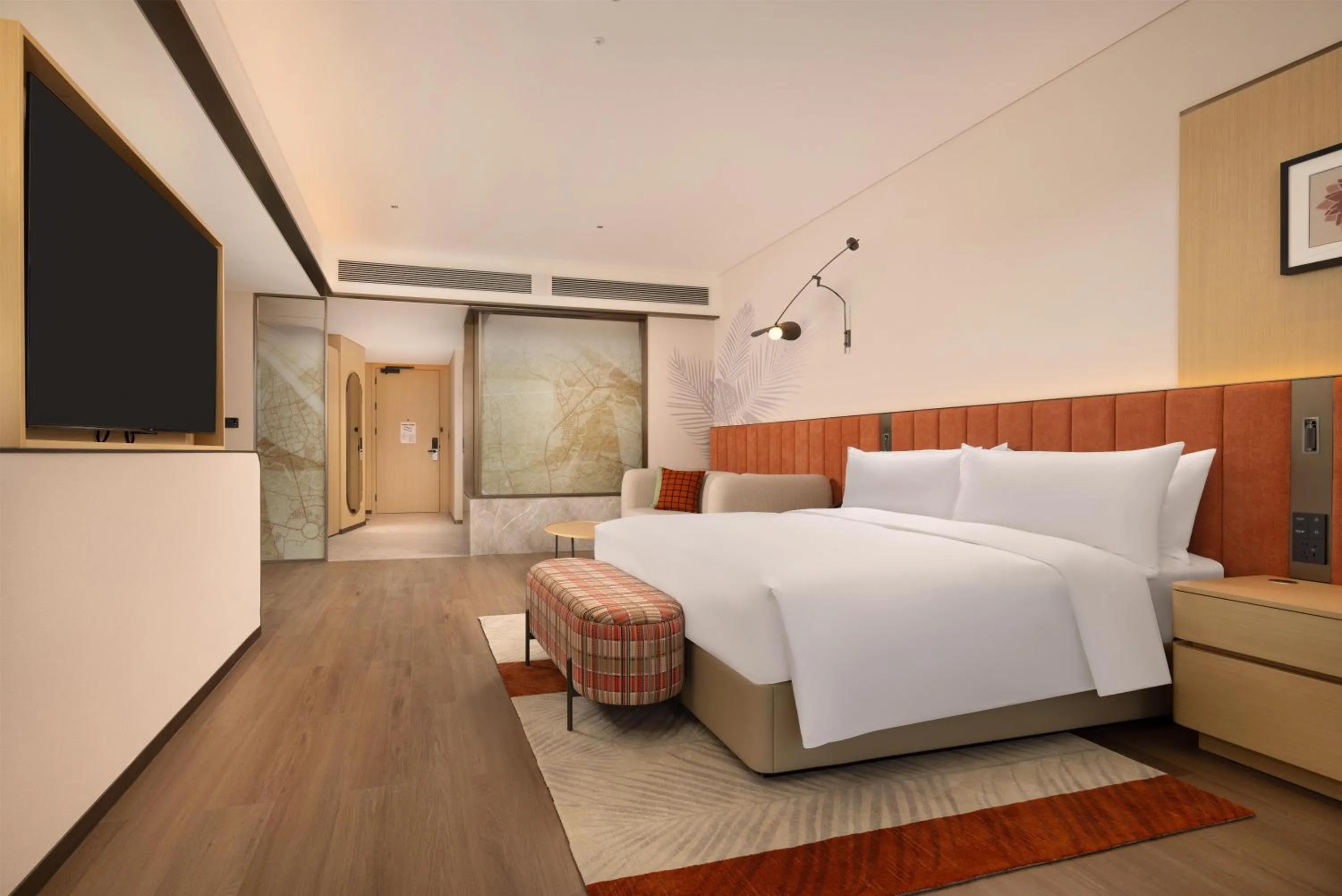 Bed in Hilton Garden Inn Xishuangbanna Gasa Airport