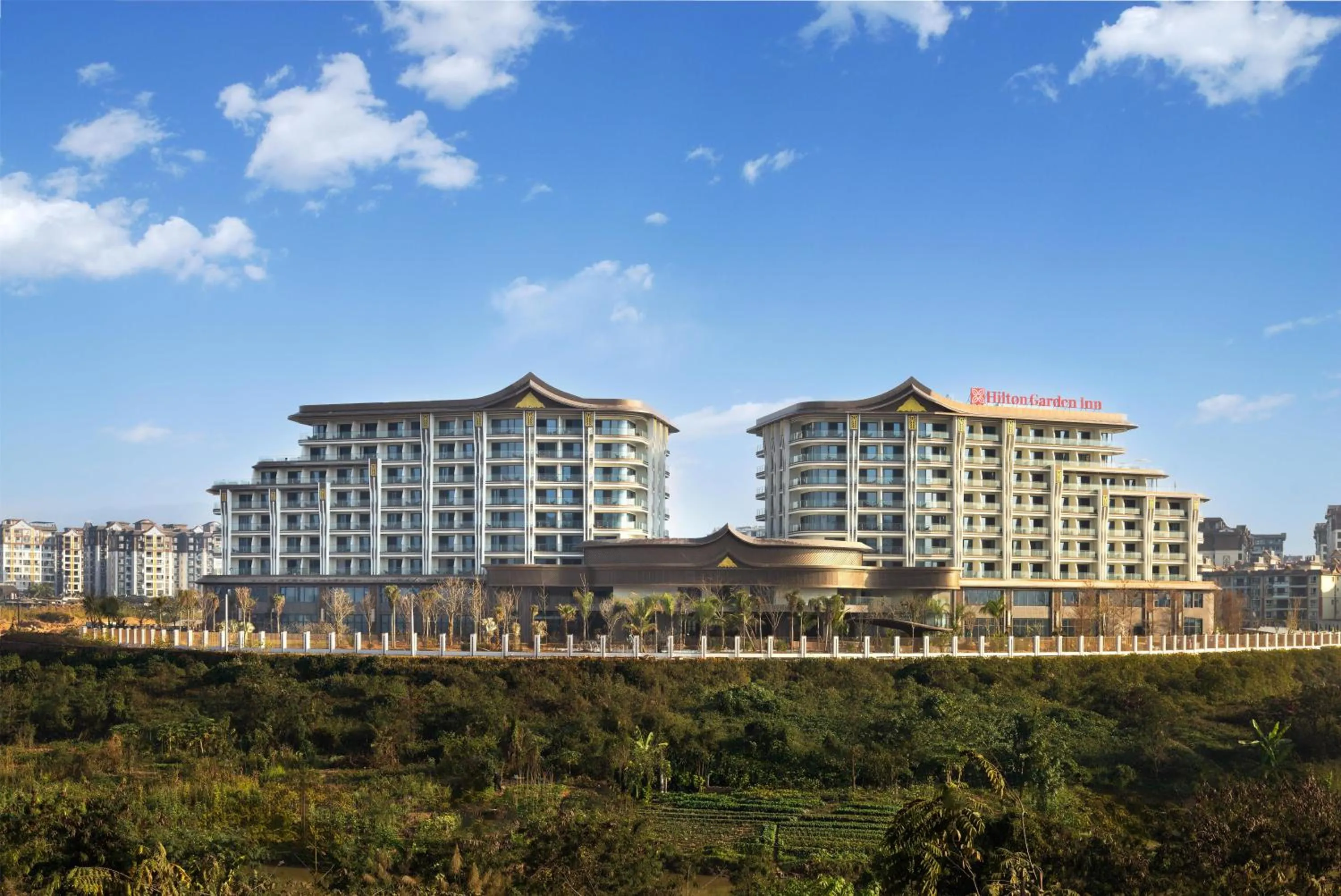 Property building in Hilton Garden Inn Xishuangbanna Gasa Airport