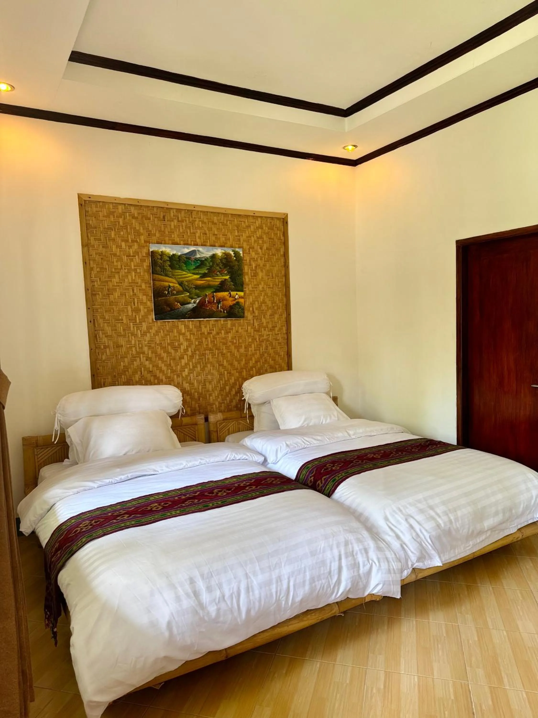 Twin Room with Garden View in Sasak Garden Resort