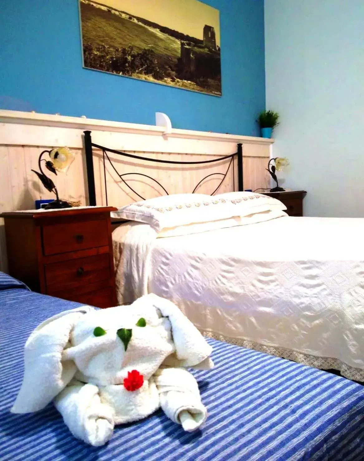 Double Room with Pool View in B&B Villa Romina Double Room with Pool View in B&B Villa Romina