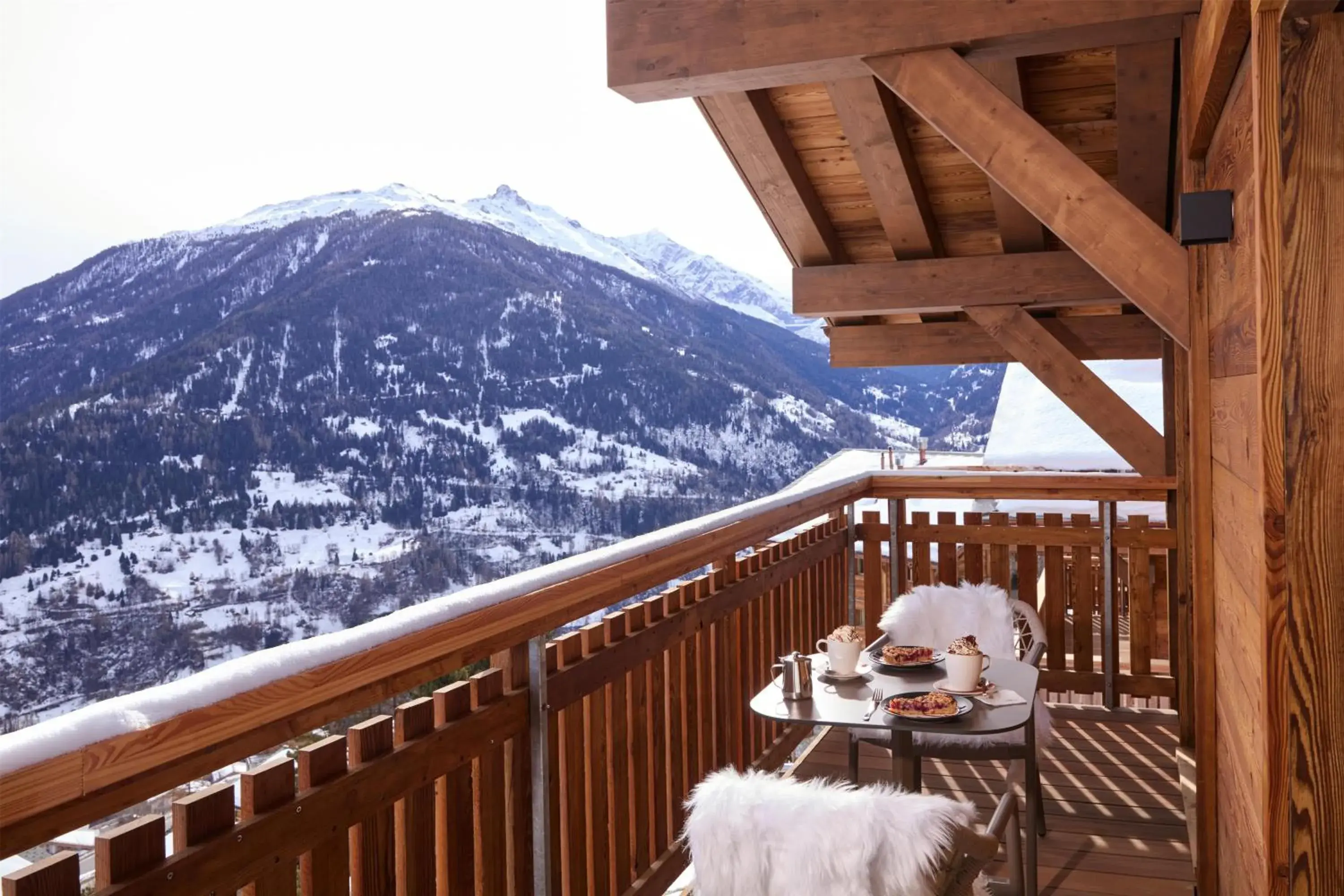 Two-Bedroom Apartment with Balcony - single occupancy in Dent Blanche Resort - TemptingPlaces Collection Two-Bedroom Apartment with Balcony - single occupancy in Dent Blanche Resort - TemptingPlaces Collection