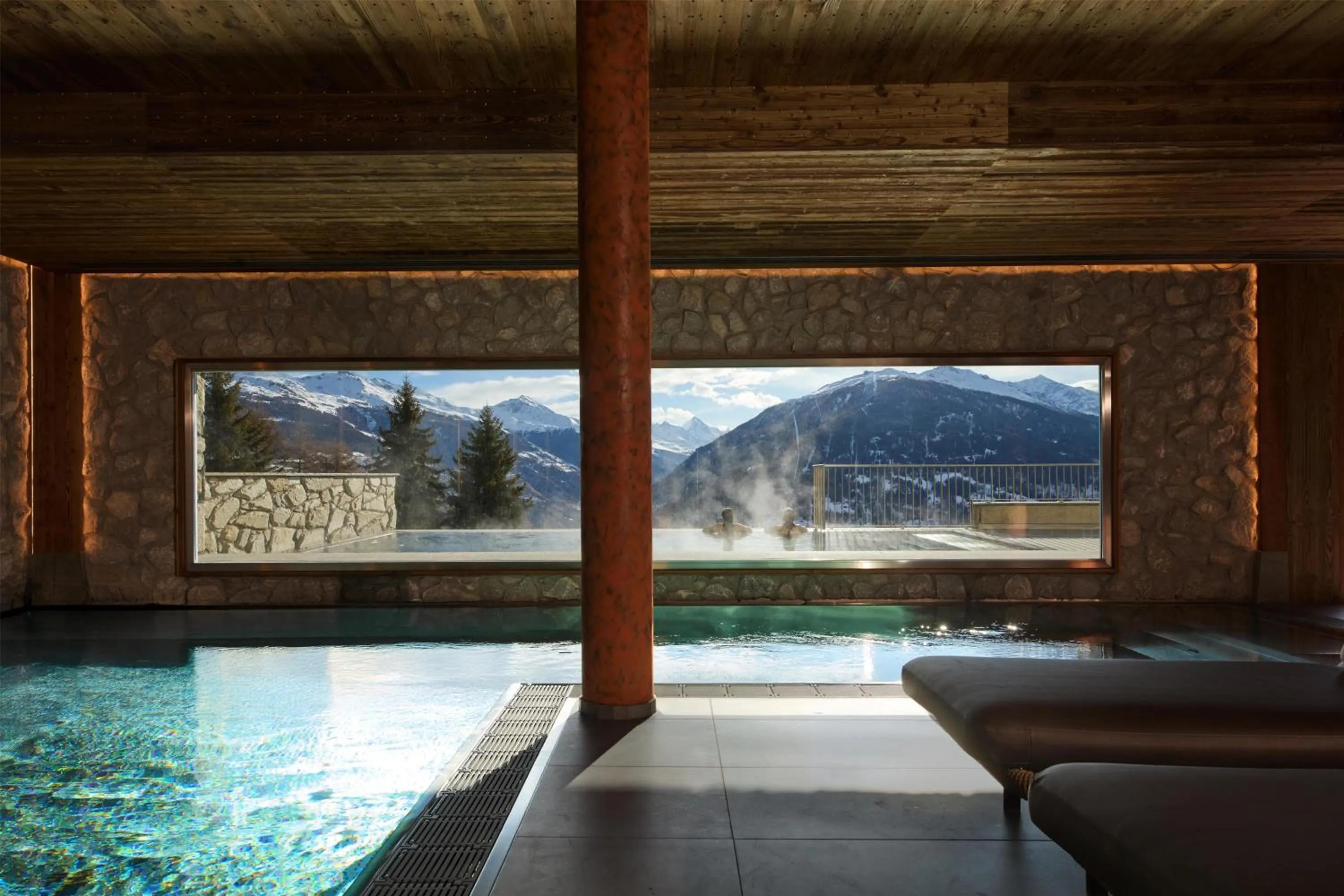 Pool view in Dent Blanche Resort - TemptingPlaces Collection