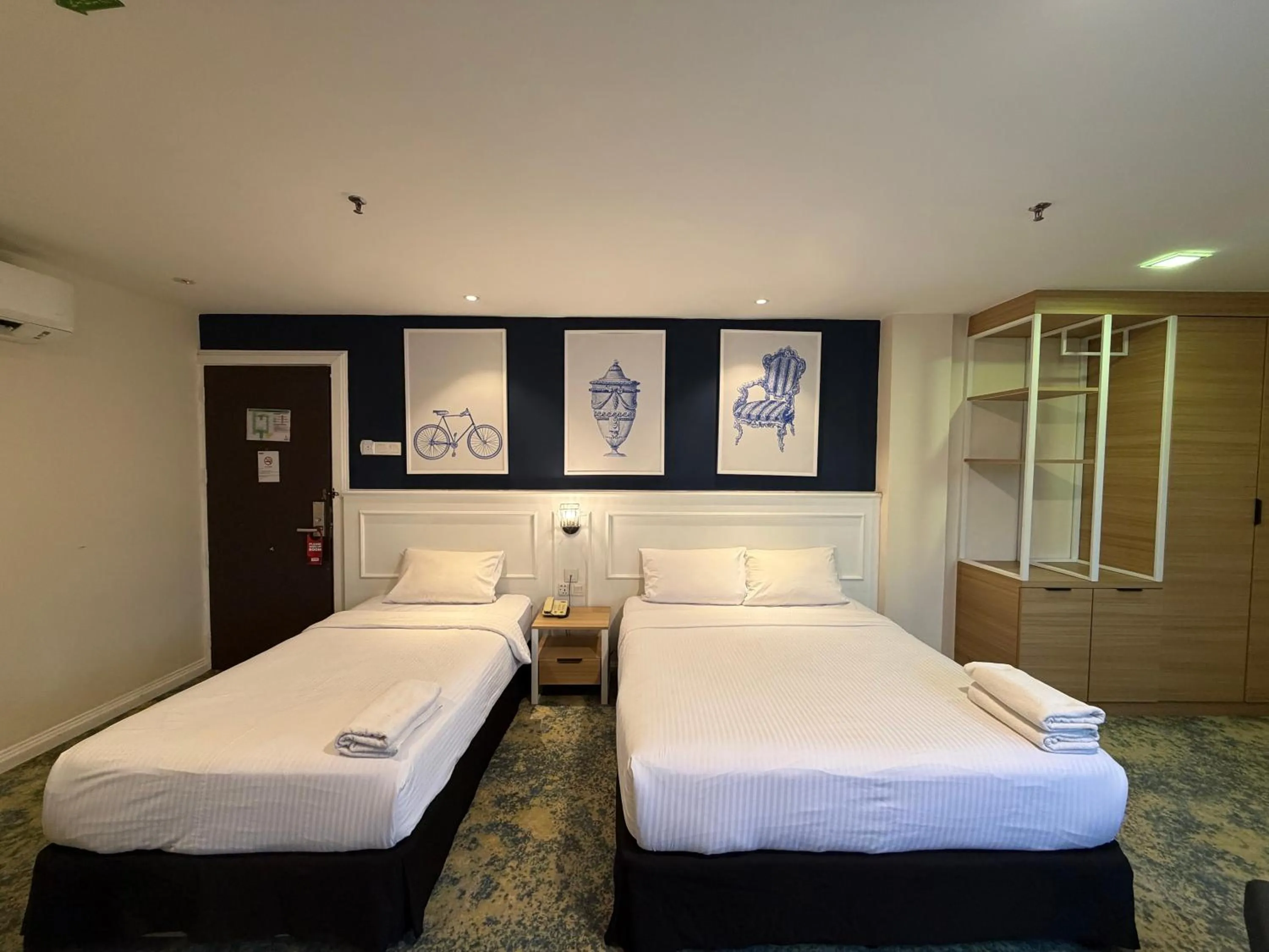 Bed in Asto Hotel Kuala Lumpur