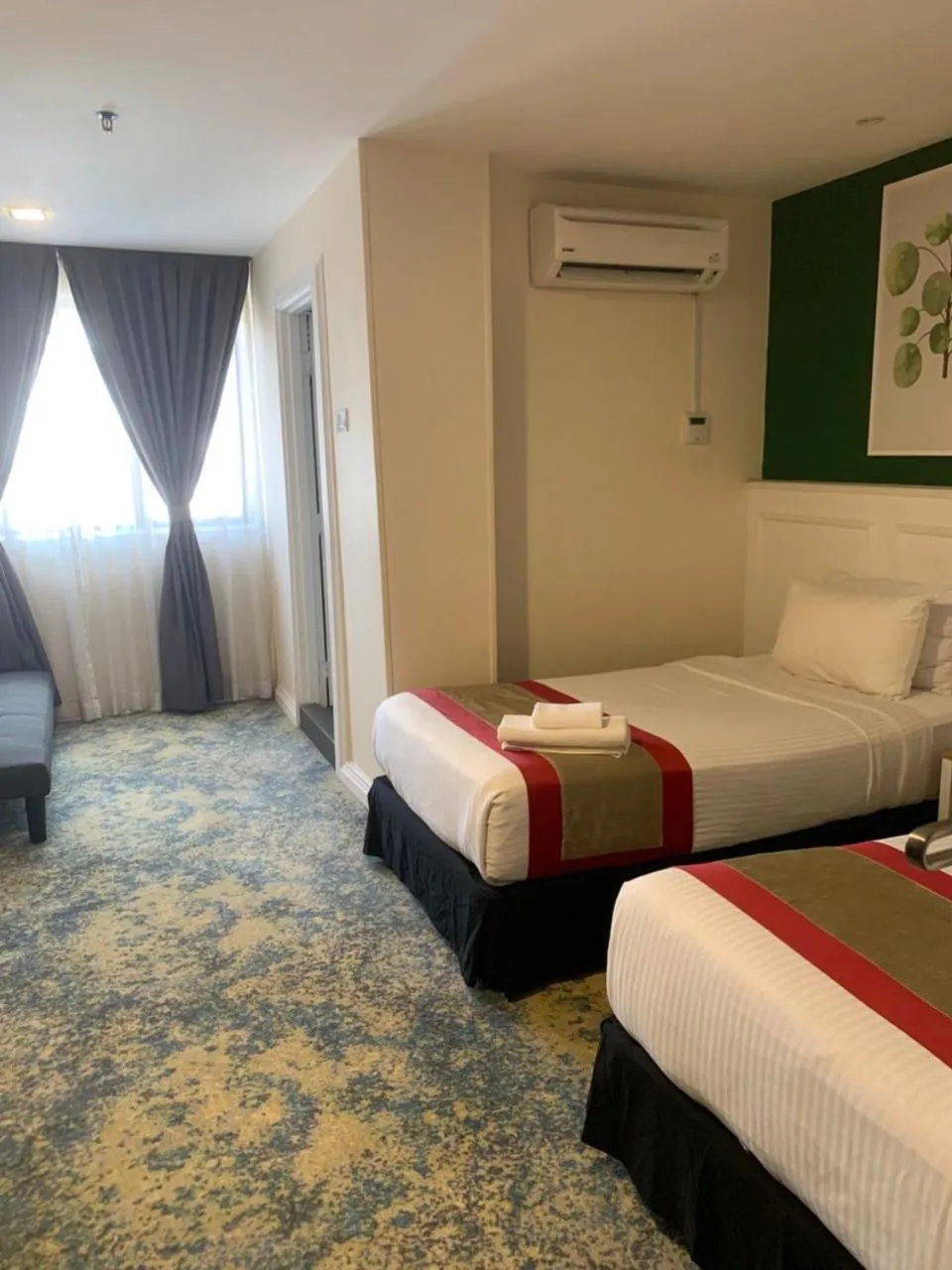 Bed in Asto Hotel Kuala Lumpur