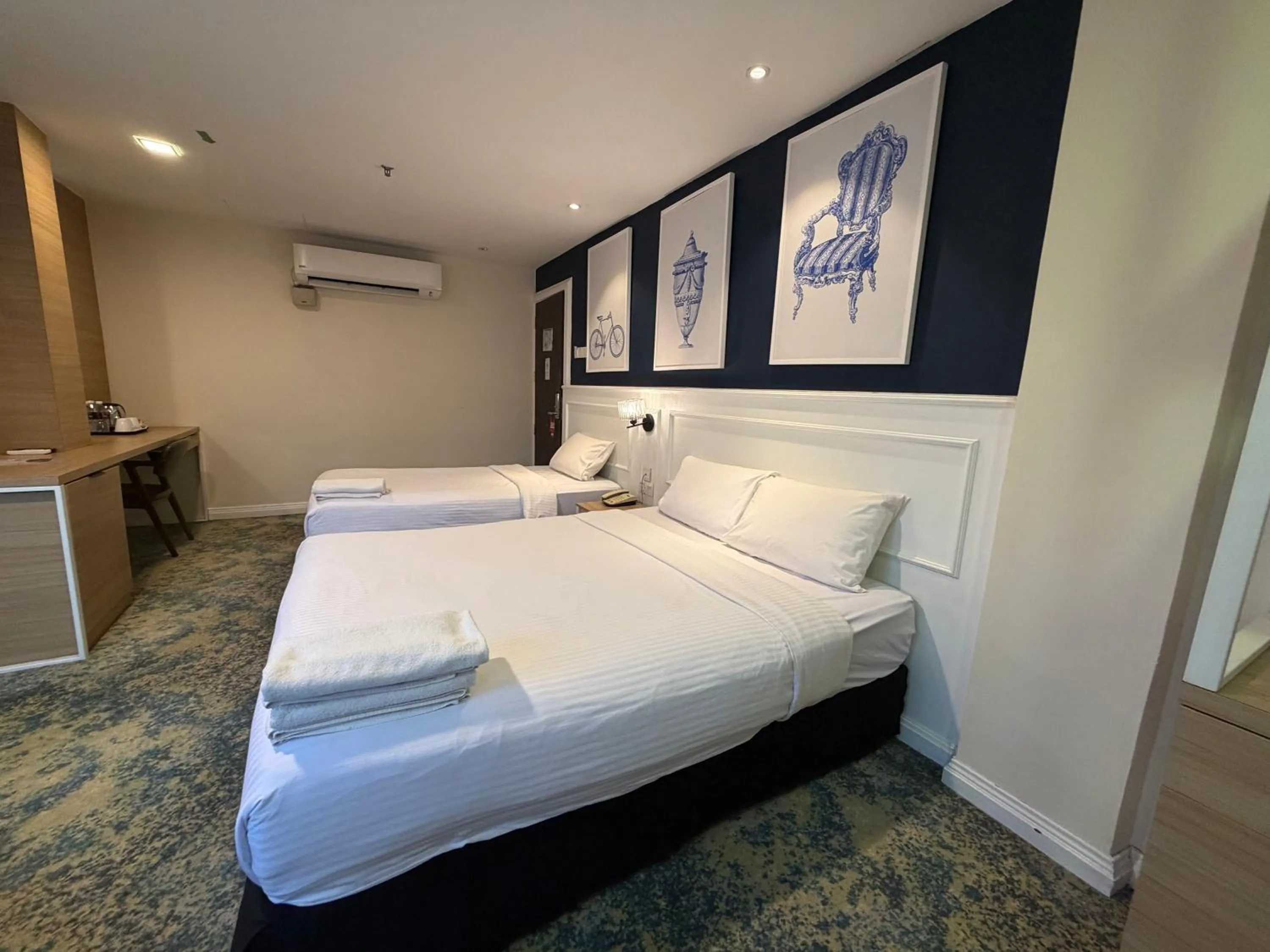 Bed in Asto Hotel Kuala Lumpur