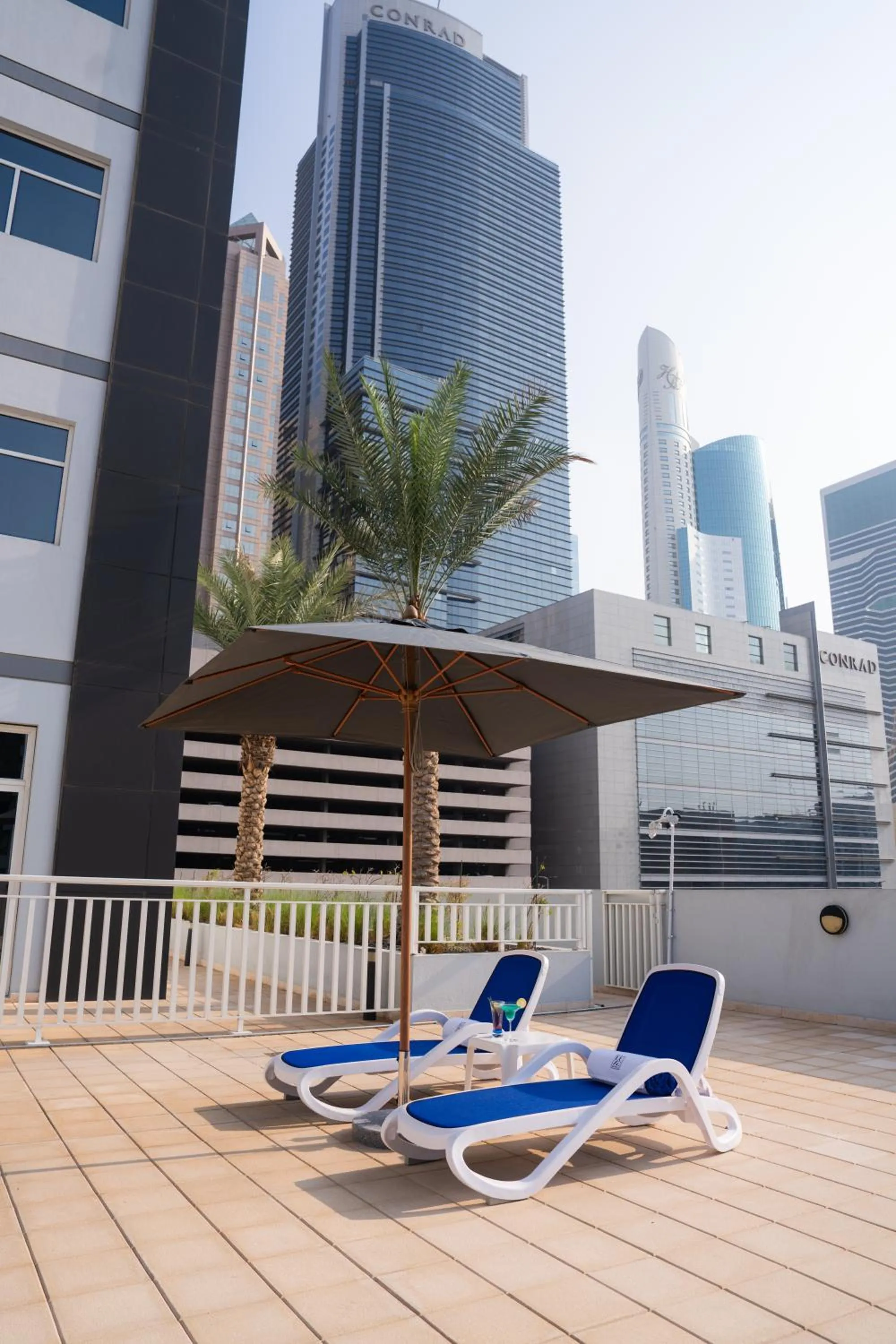 Swimming pool in The Luxe Retreat Hotel Apartments