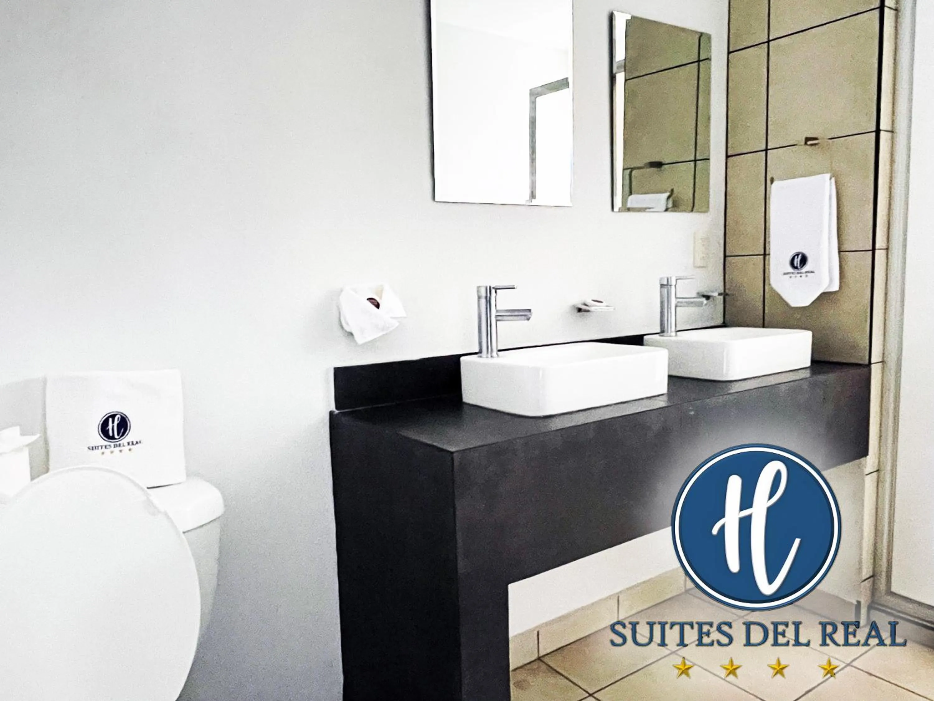 Bathroom in Hotel Suites del Real