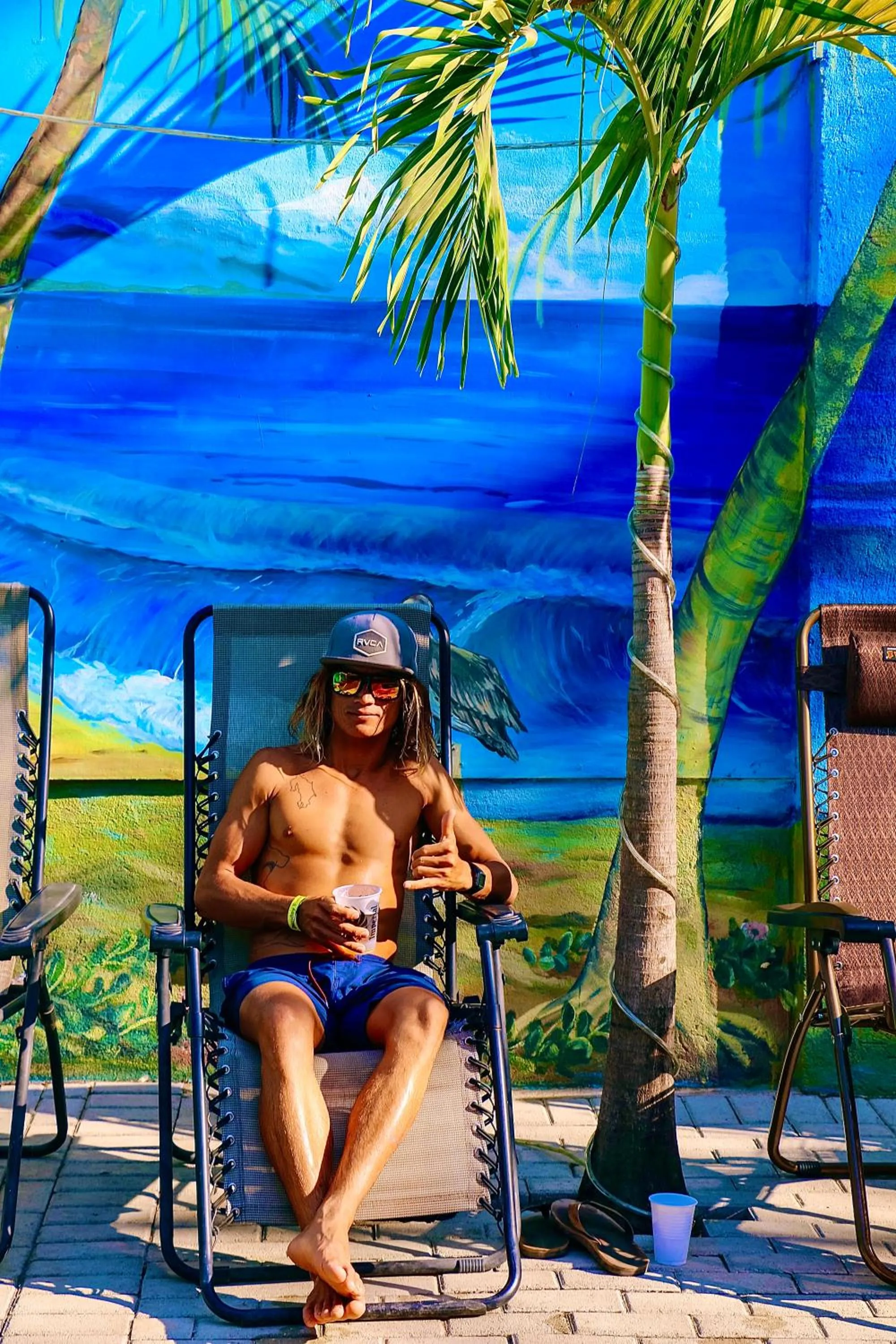 People in Blue Iguana