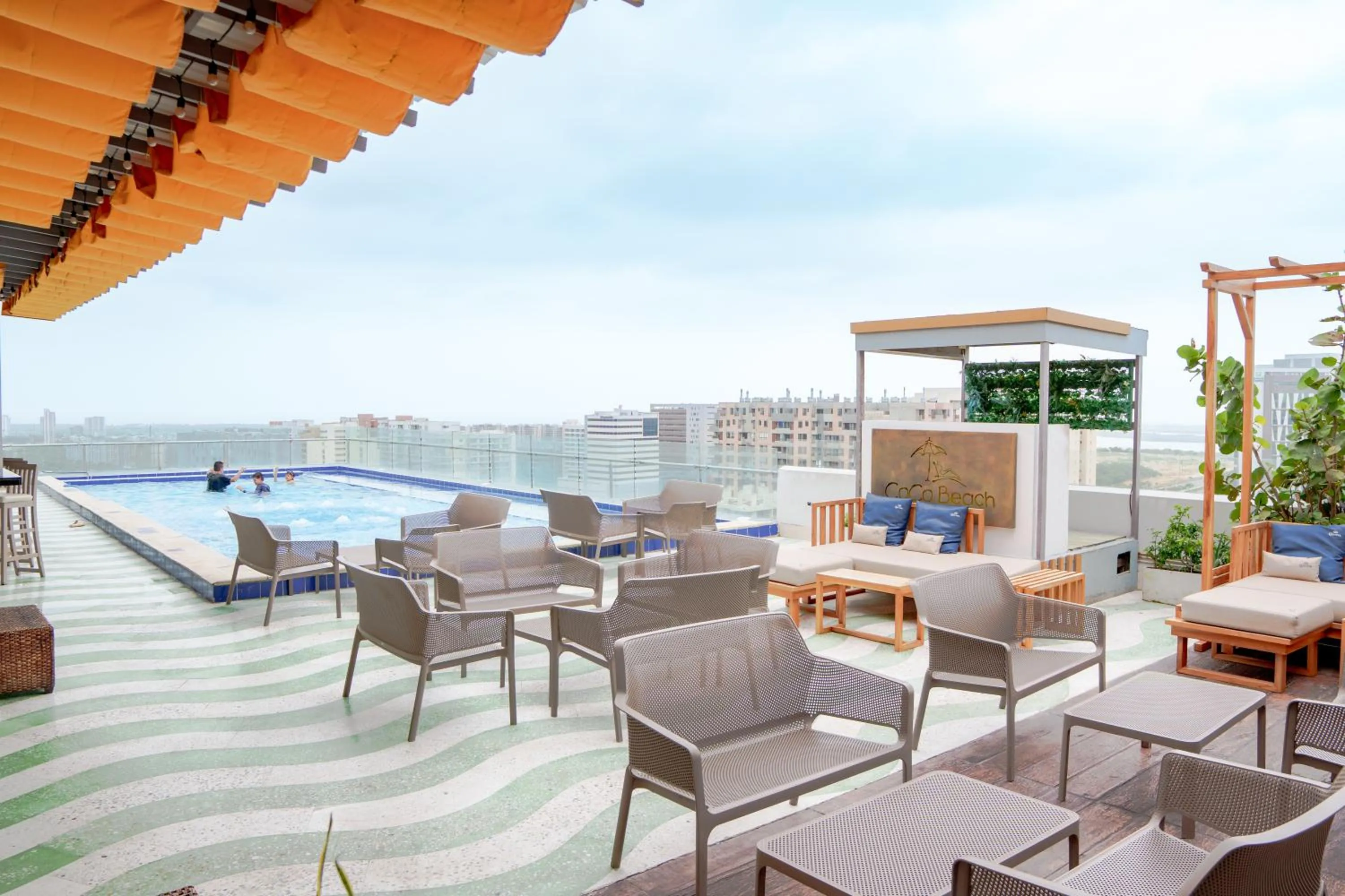 City view in Sky Collection Lifestyle Hotel & Suites Barranquilla