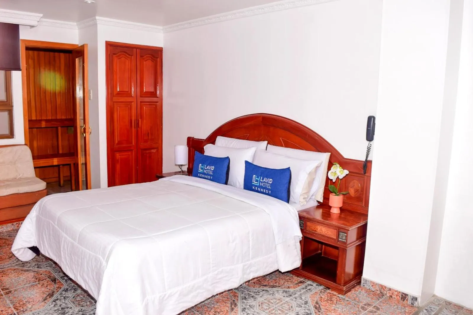 Bed in Lavid Hotel Kennedy