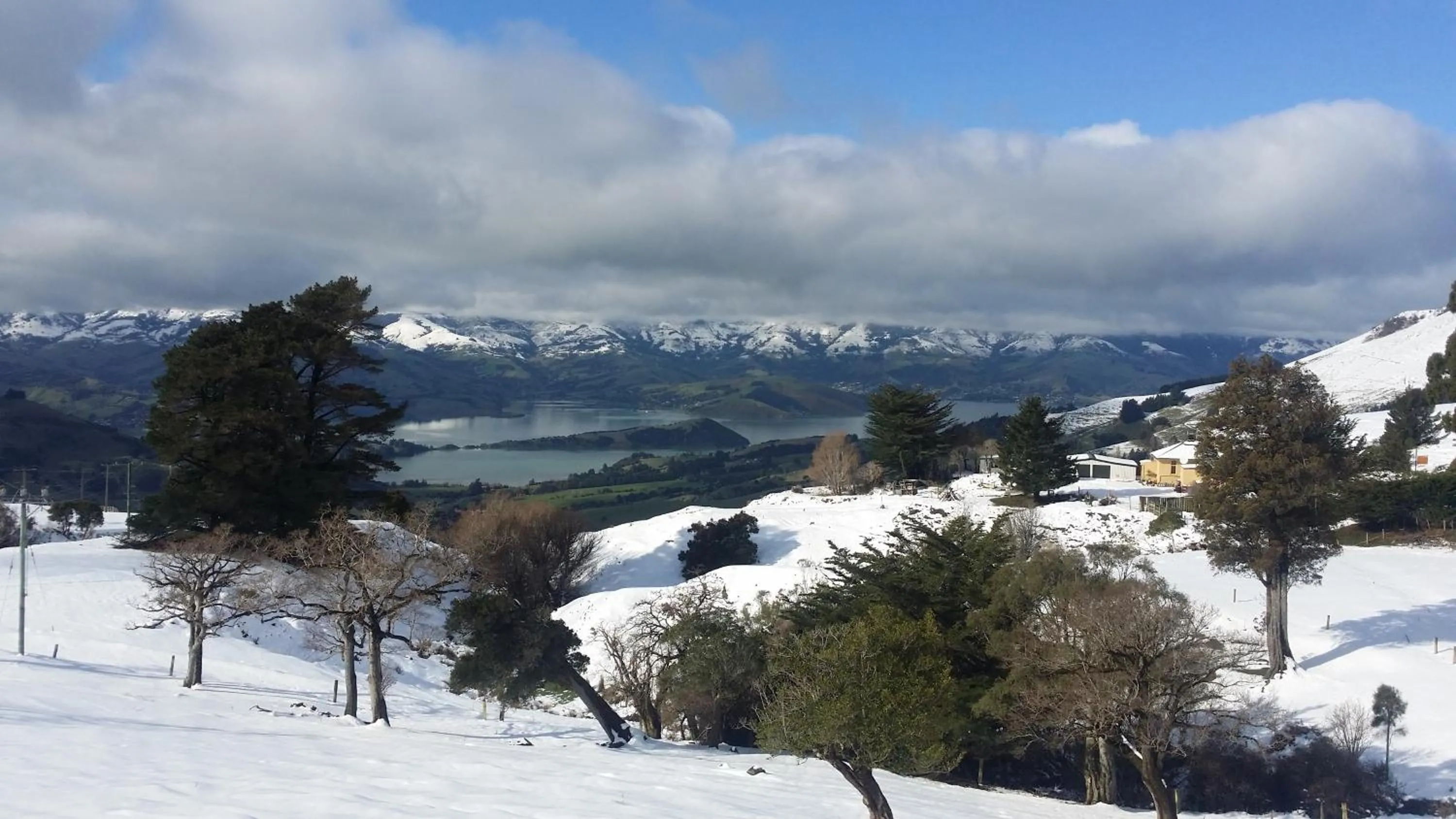 Winter in Akaroa Top 10 Holiday Park