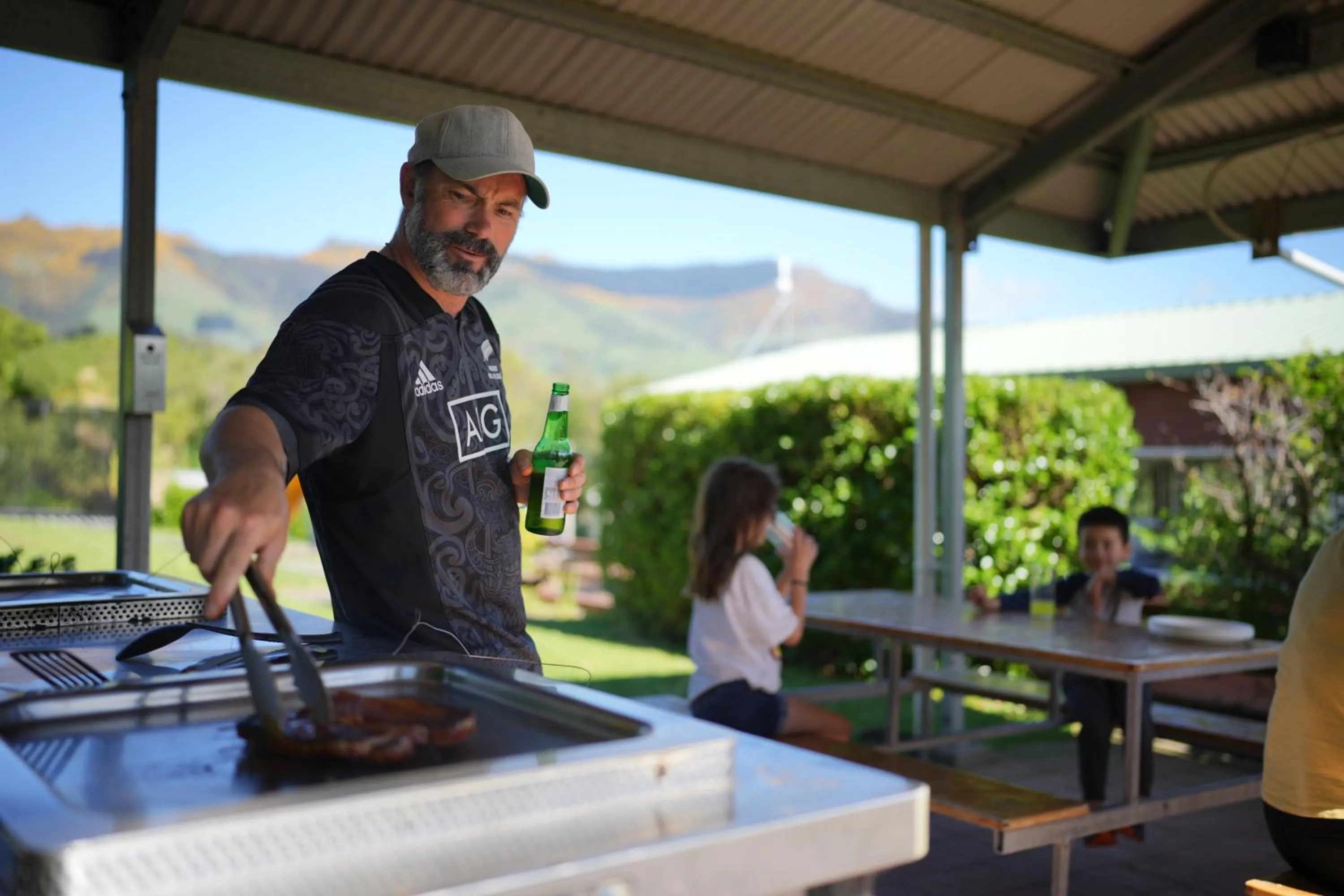 BBQ facilities in Akaroa Top 10 Holiday Park