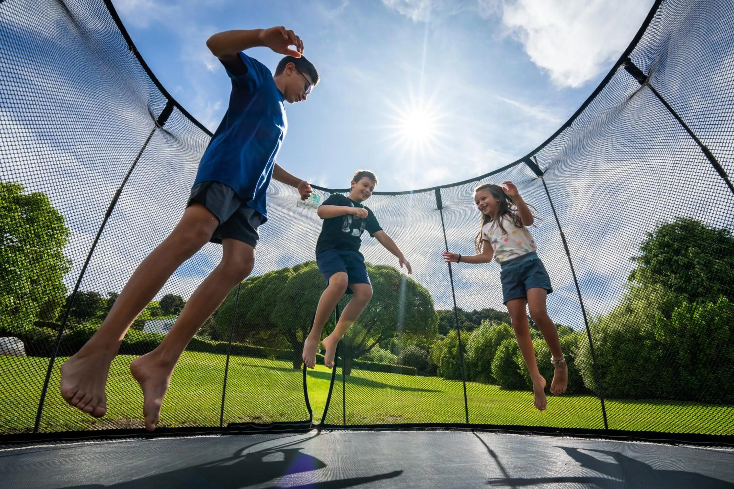 Children play ground in Akaroa Top 10 Holiday Park