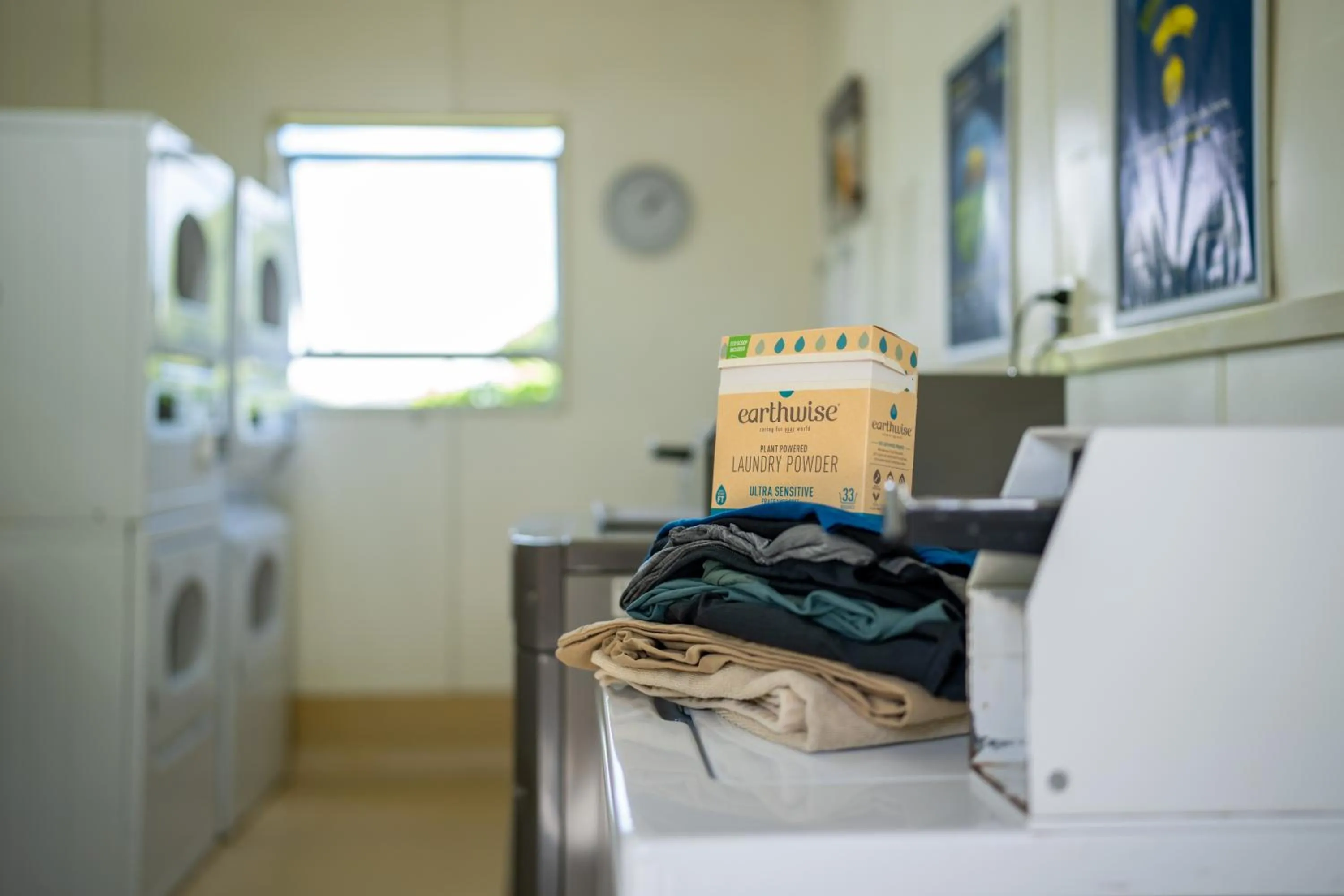 laundry, Bed in Akaroa Top 10 Holiday Park