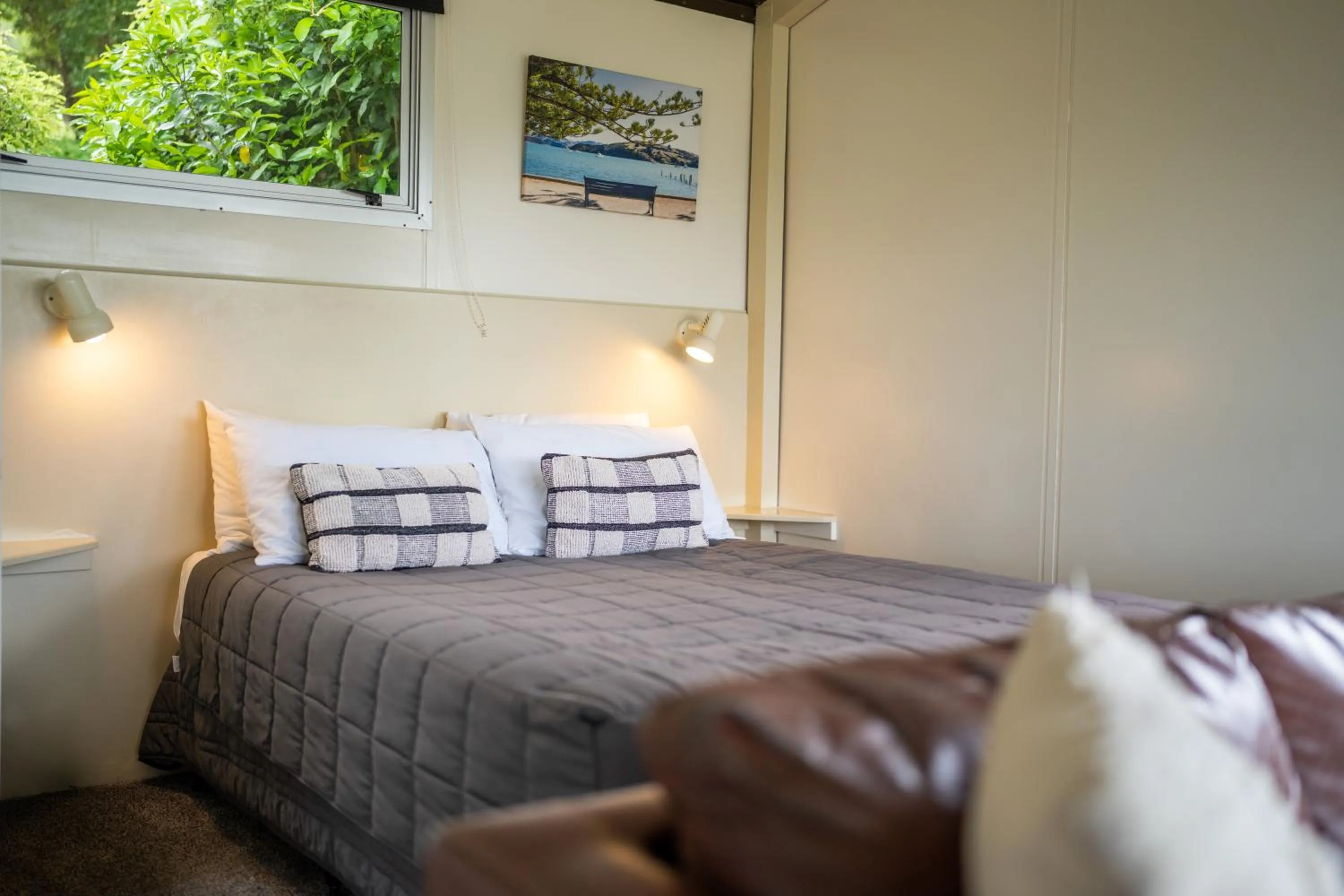 Bed in Akaroa Top 10 Holiday Park