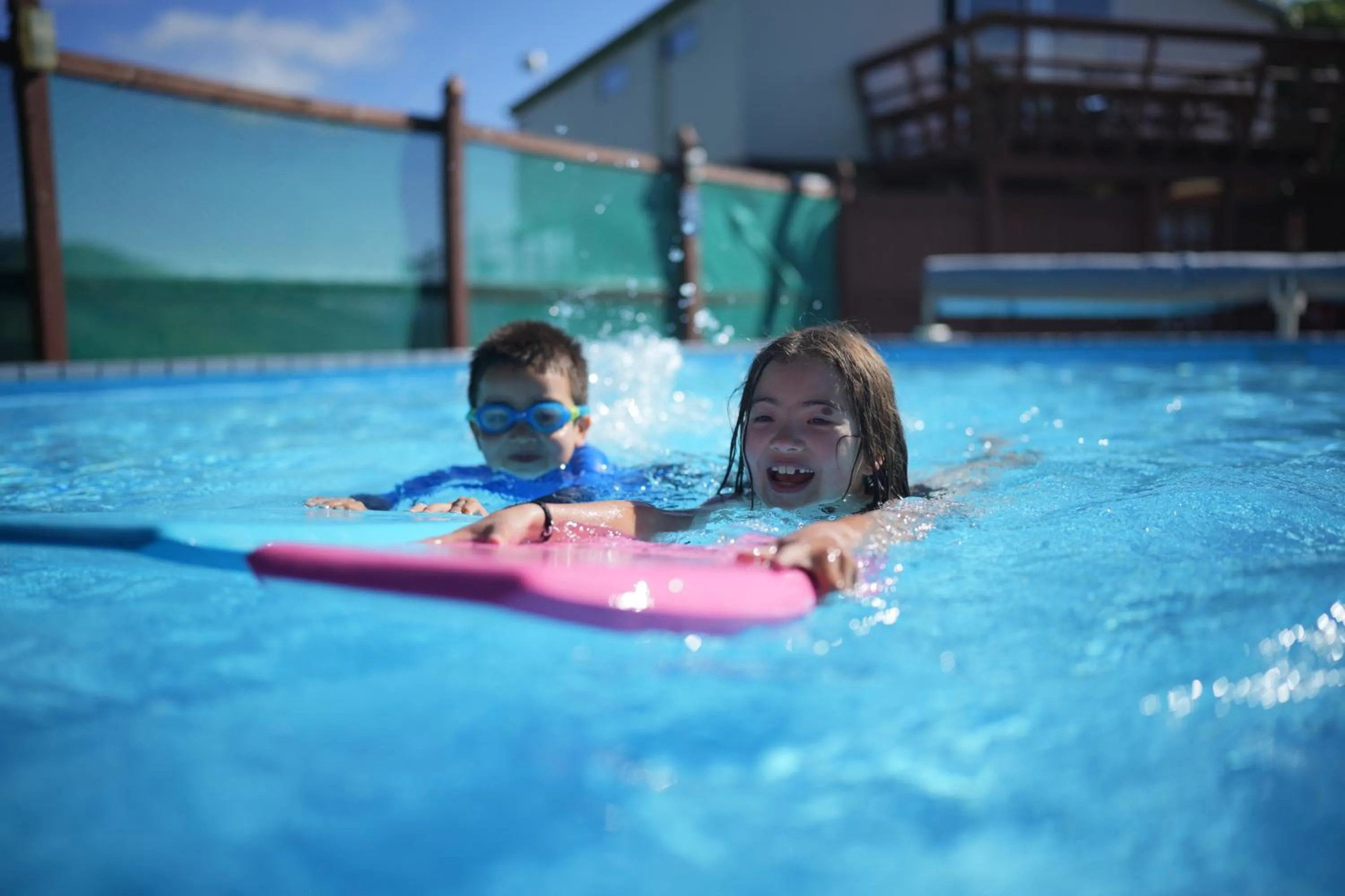 Swimming pool in Akaroa Top 10 Holiday Park