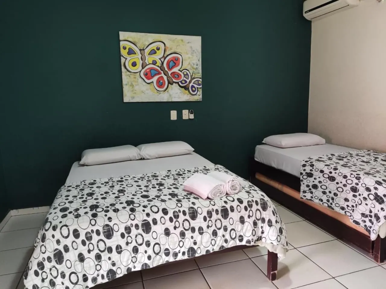 Bed in Pousada Tropical Vereda