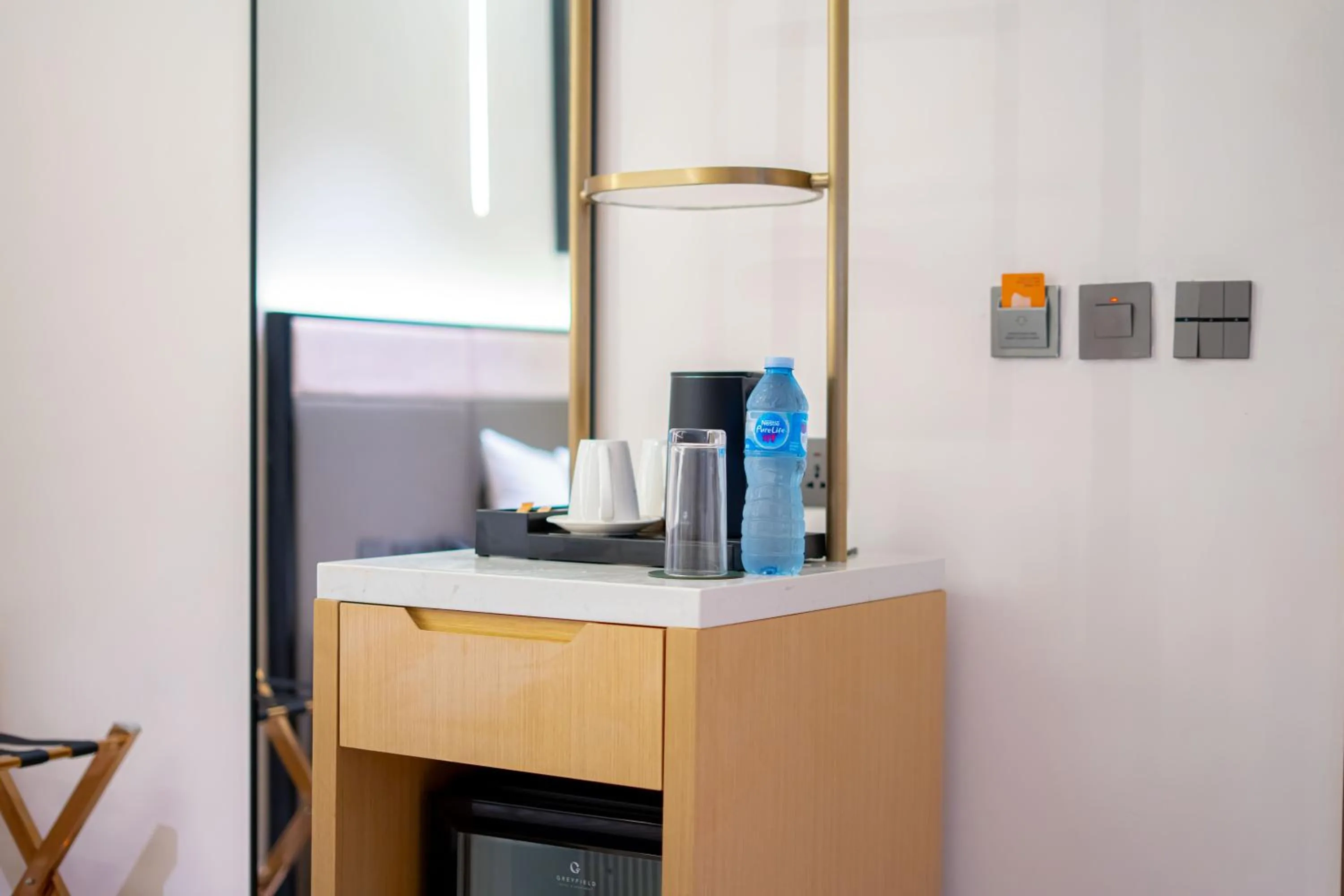 Kitchen or kitchenette in Greyfield Hotel and Apartments