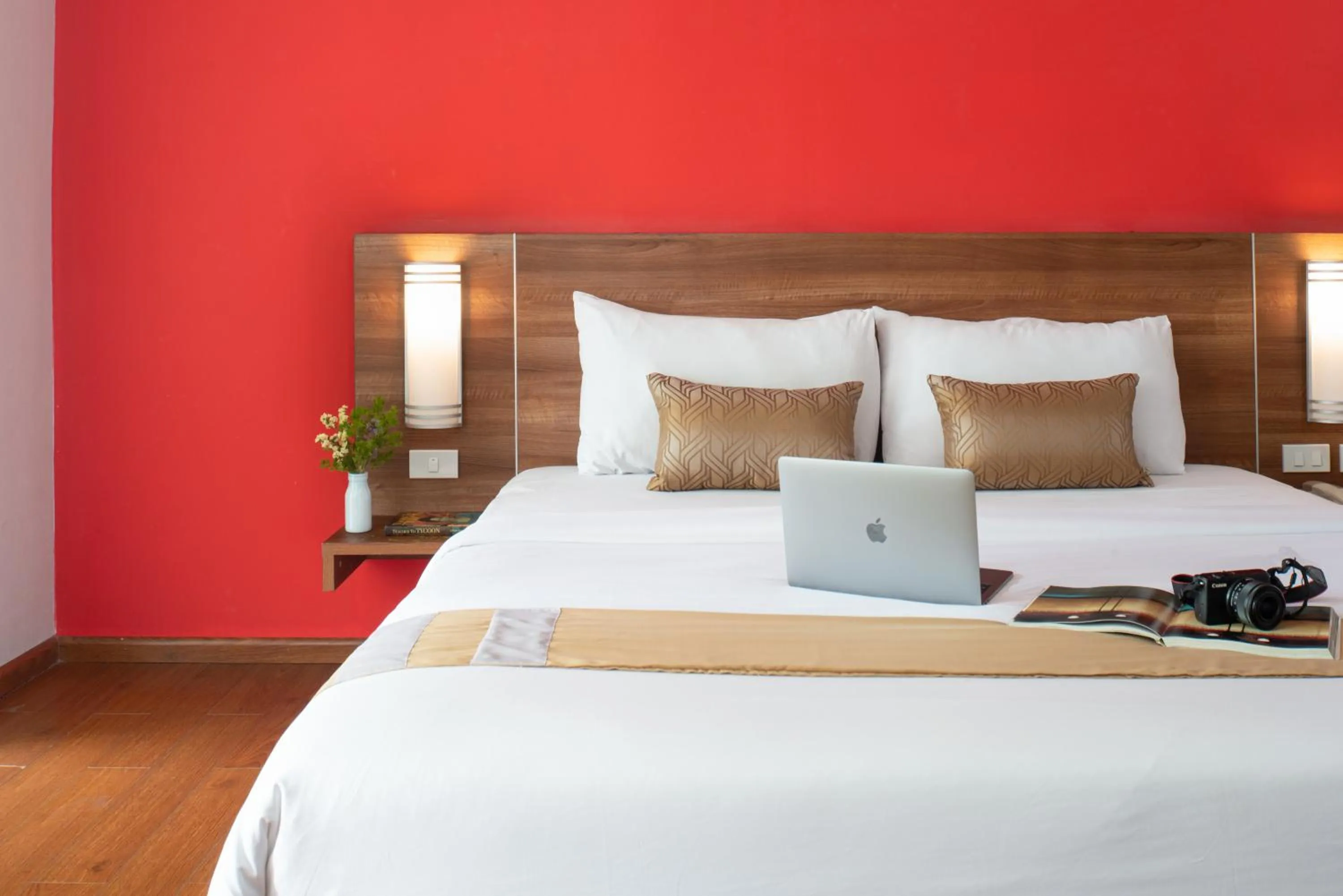 Bed in Eco Inn Prime Trang