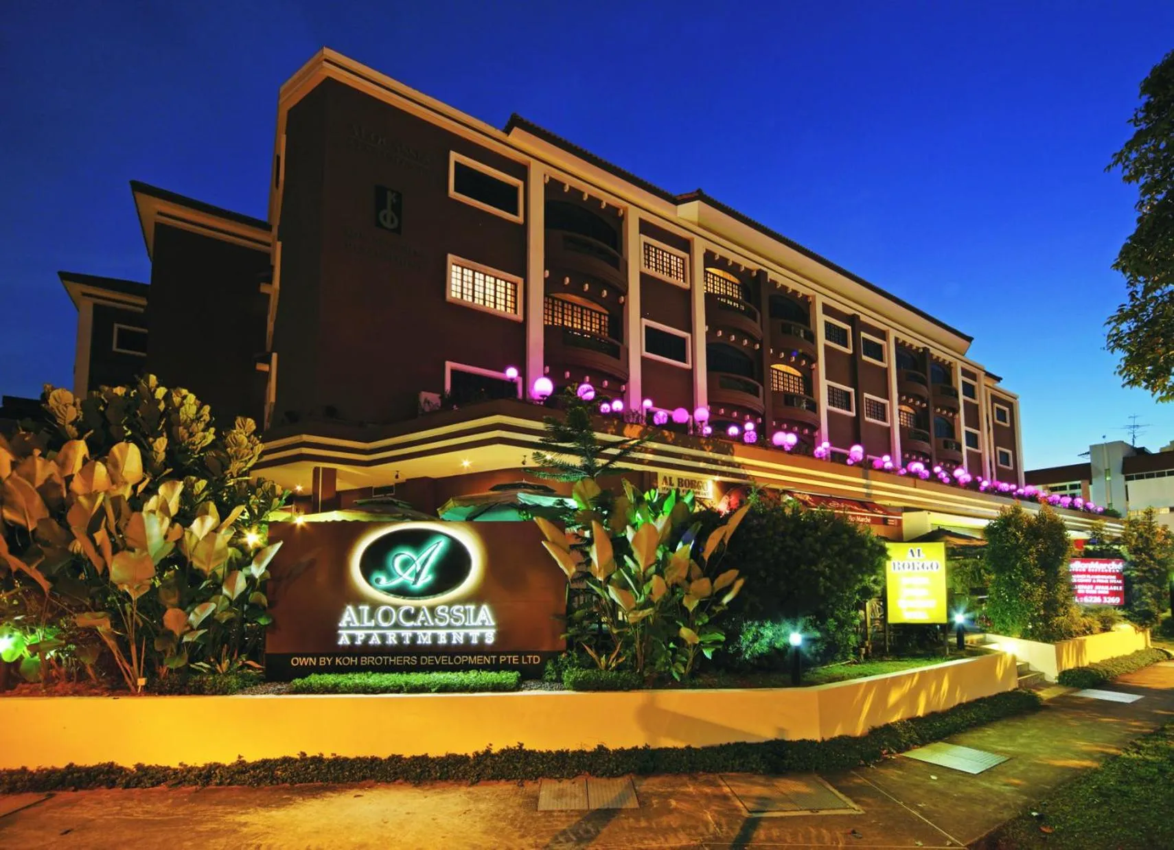 Night in Alocassia Serviced Apartments