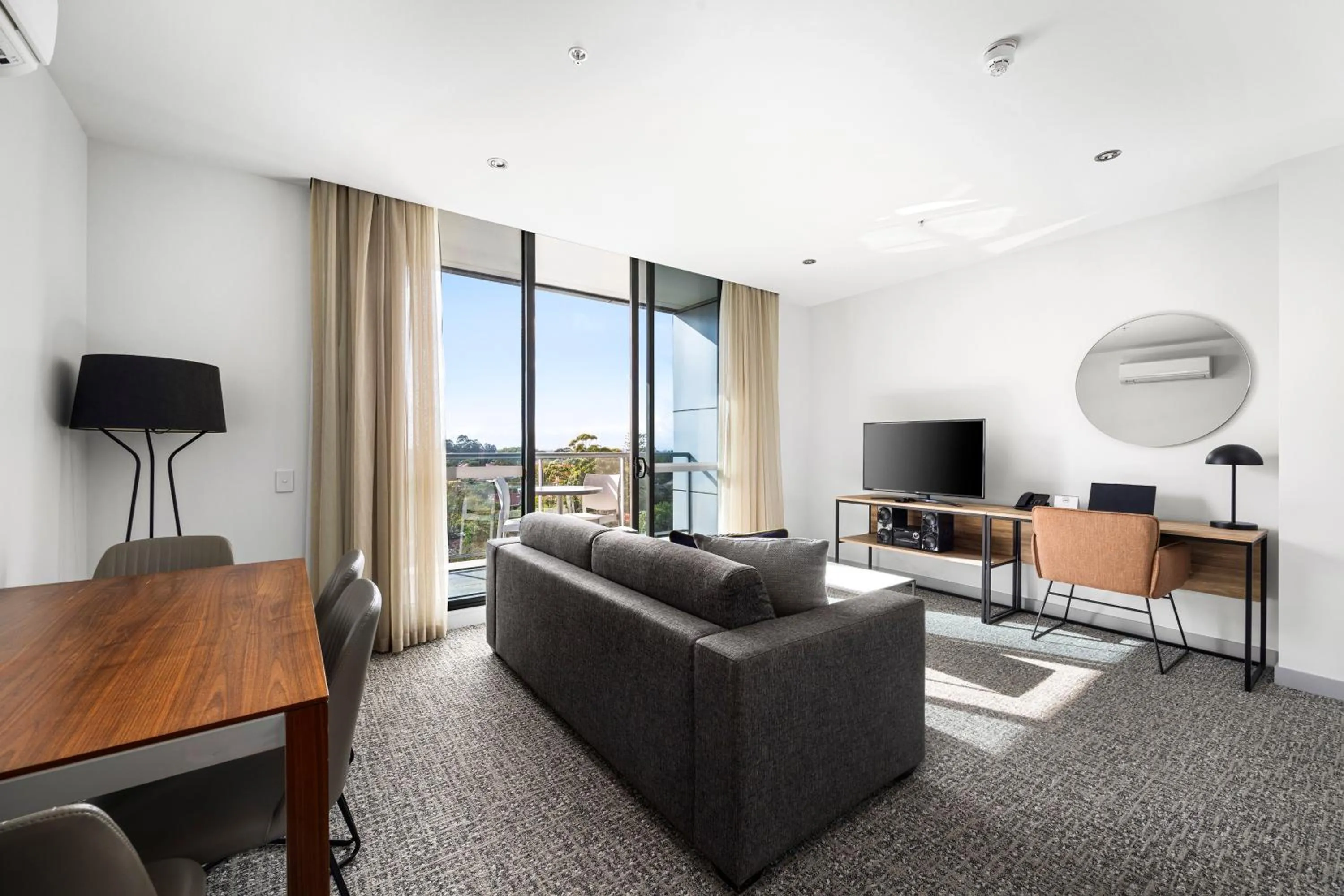 Living room in Quest Chatswood