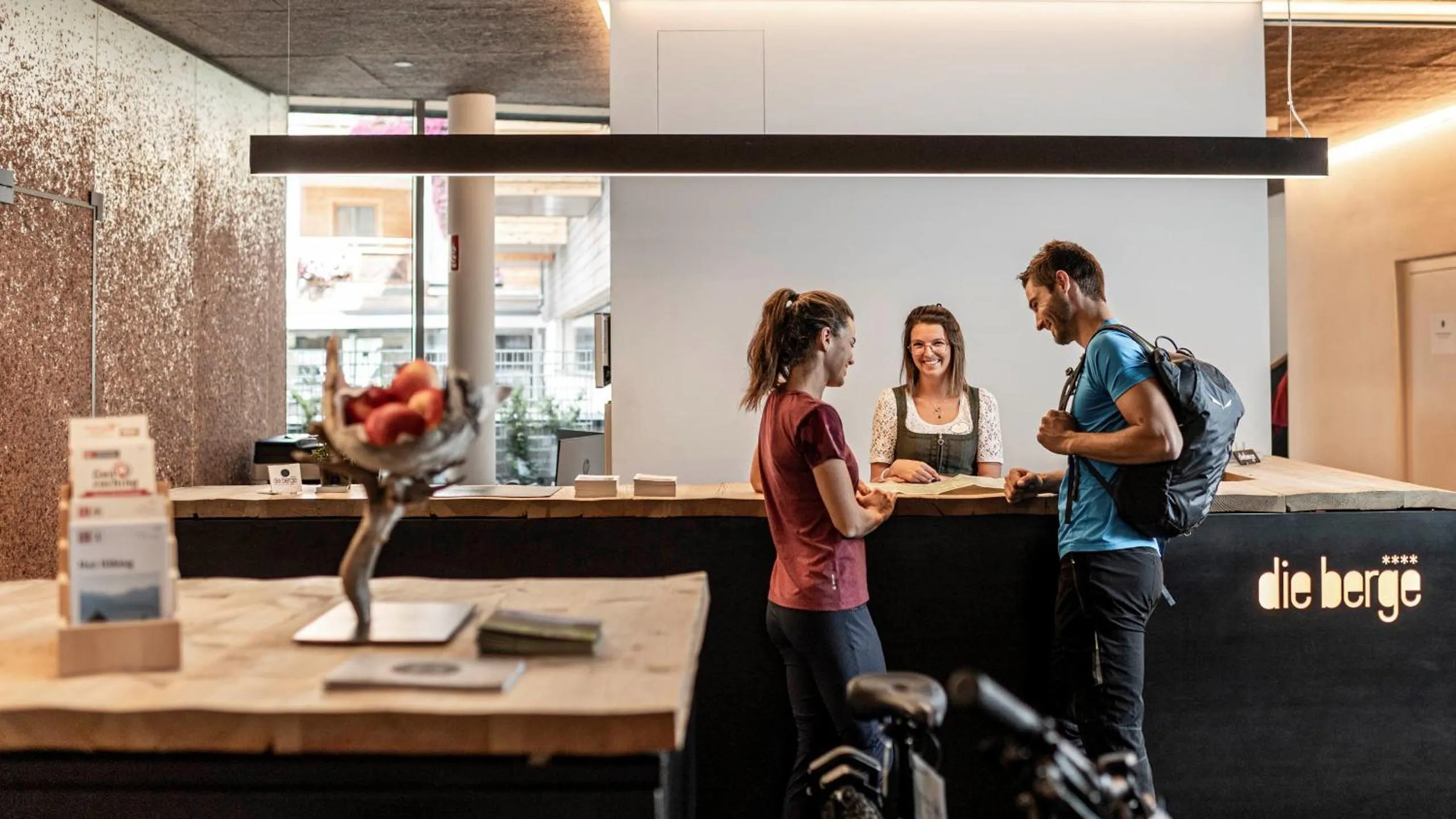 Lobby or reception in die berge lifestyle-hotel Sölden