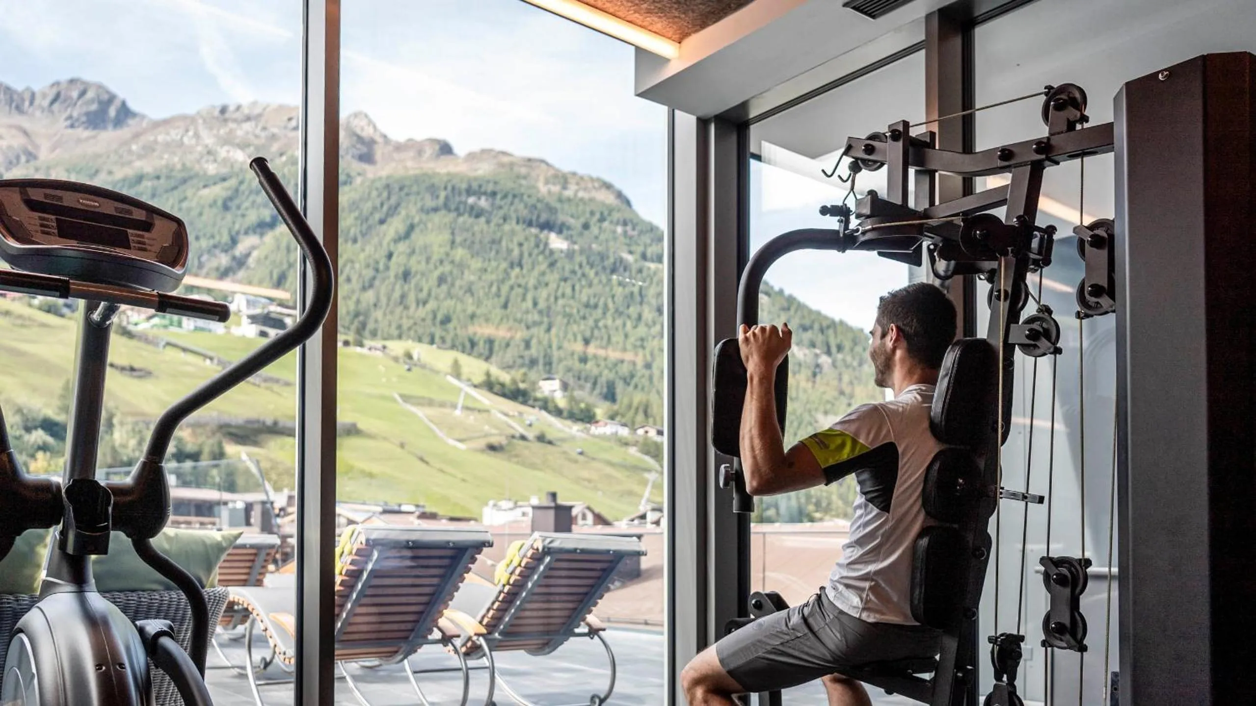 Spa and wellness centre/facilities in die berge lifestyle-hotel Sölden